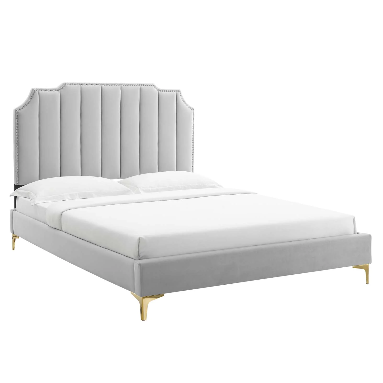 Colette King Performance Velvet Platform Bed By Modway - MOD-6894 - Image 33