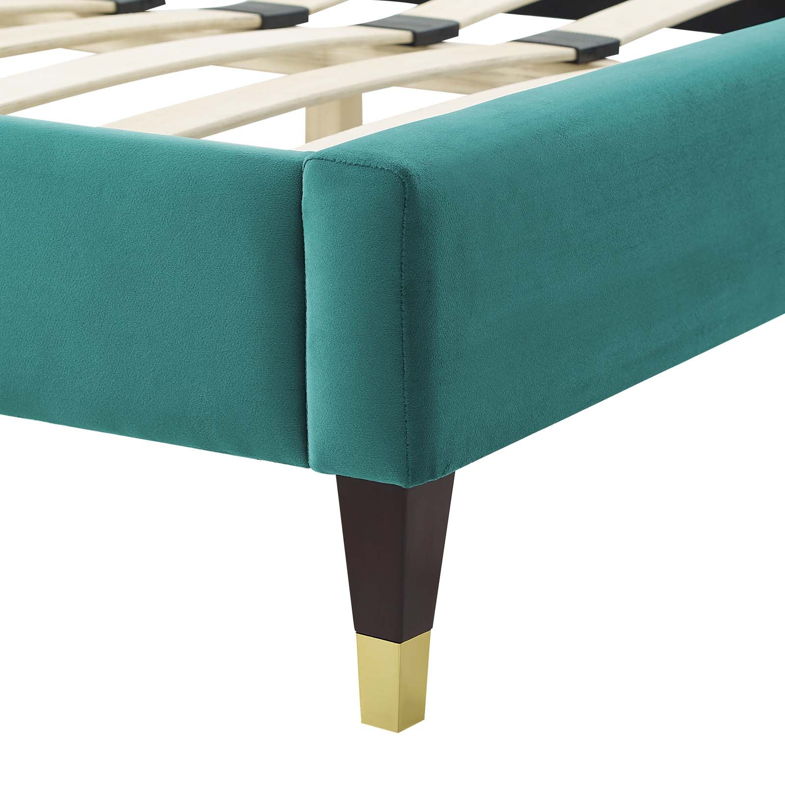 Colette King Performance Velvet Platform Bed By Modway - MOD-7074 - Image 109