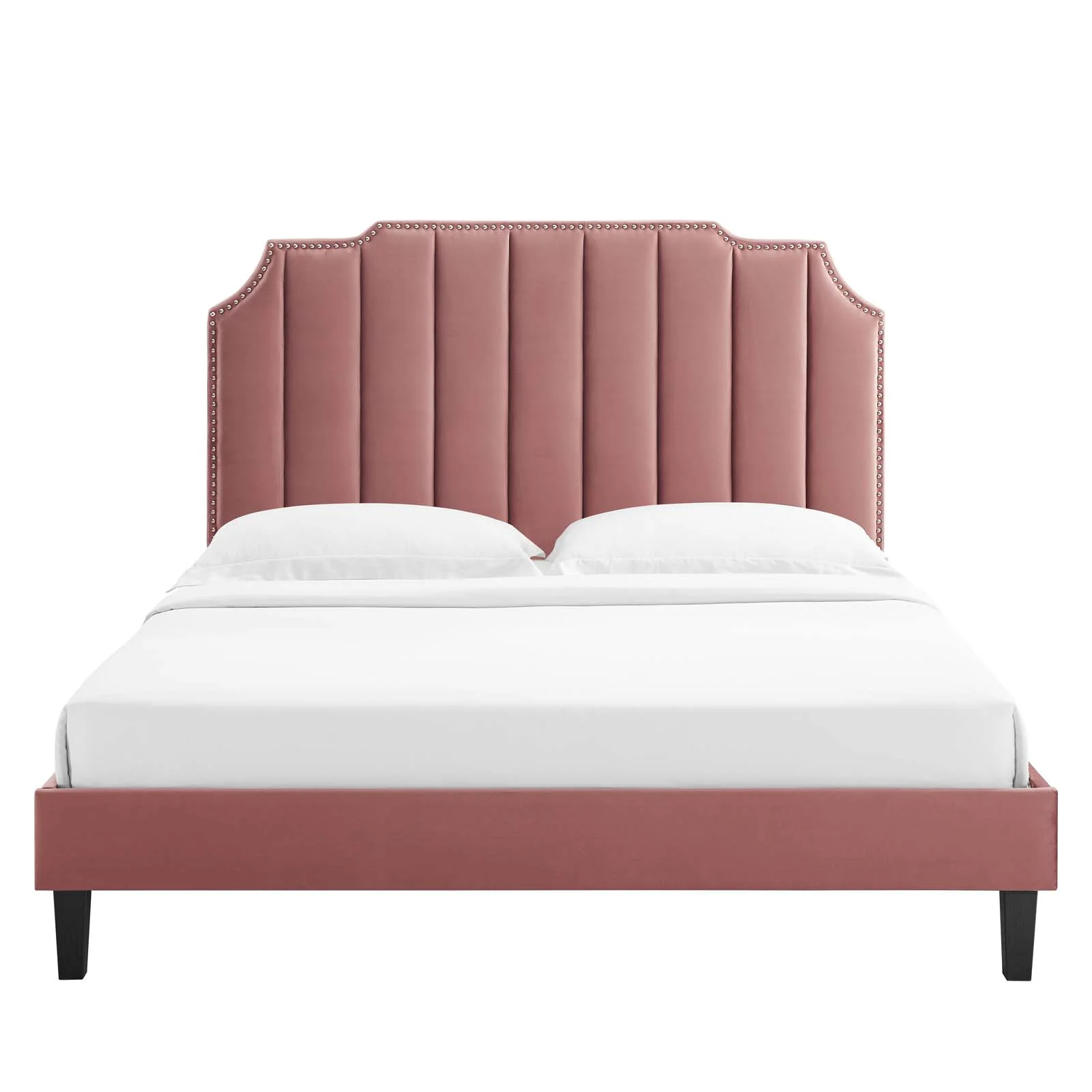 Colette King Performance Velvet Platform Bed By Modway - MOD-7075 - Image 28