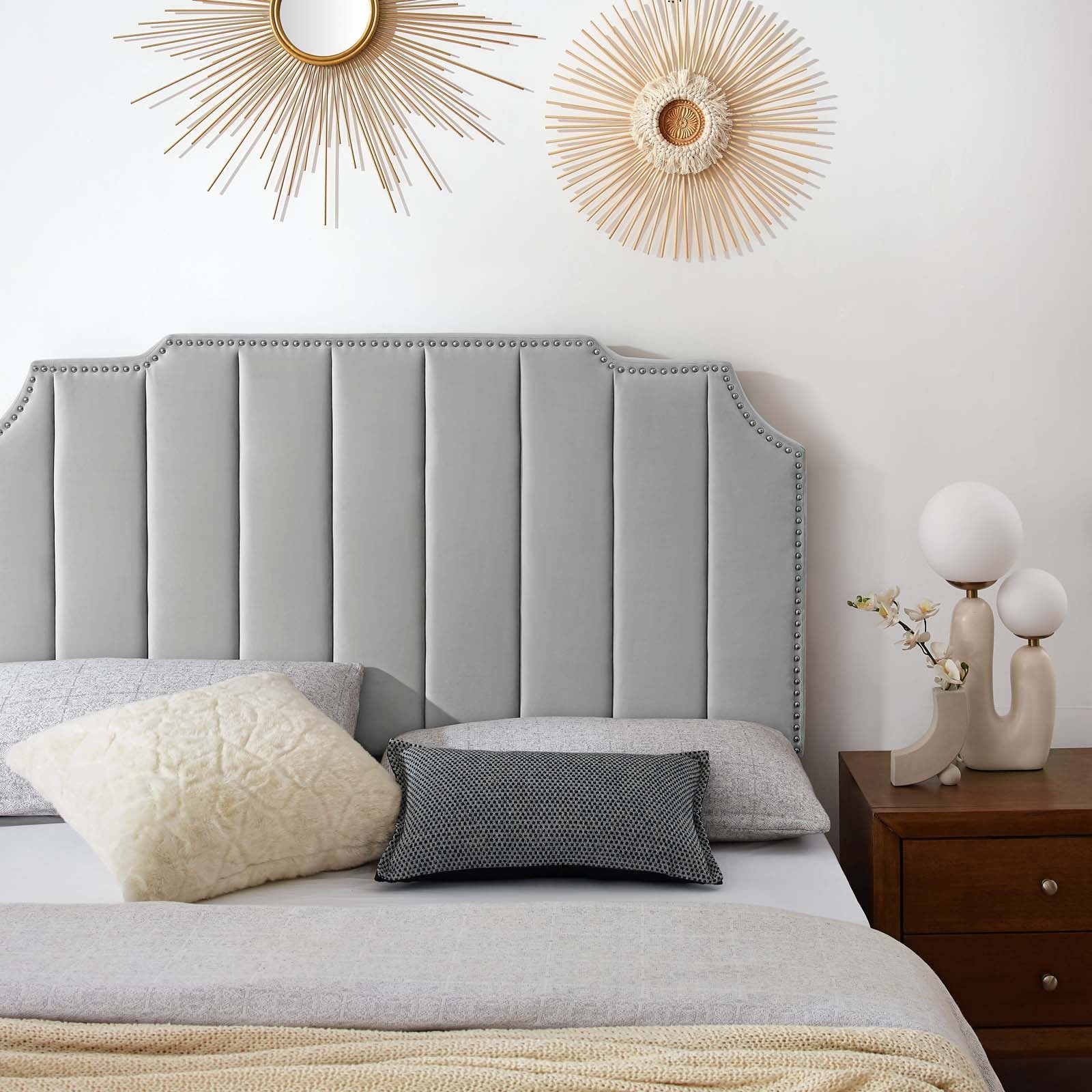 Colette Queen Performance Velvet Platform Bed By Modway - MOD-6583 - Image 40
