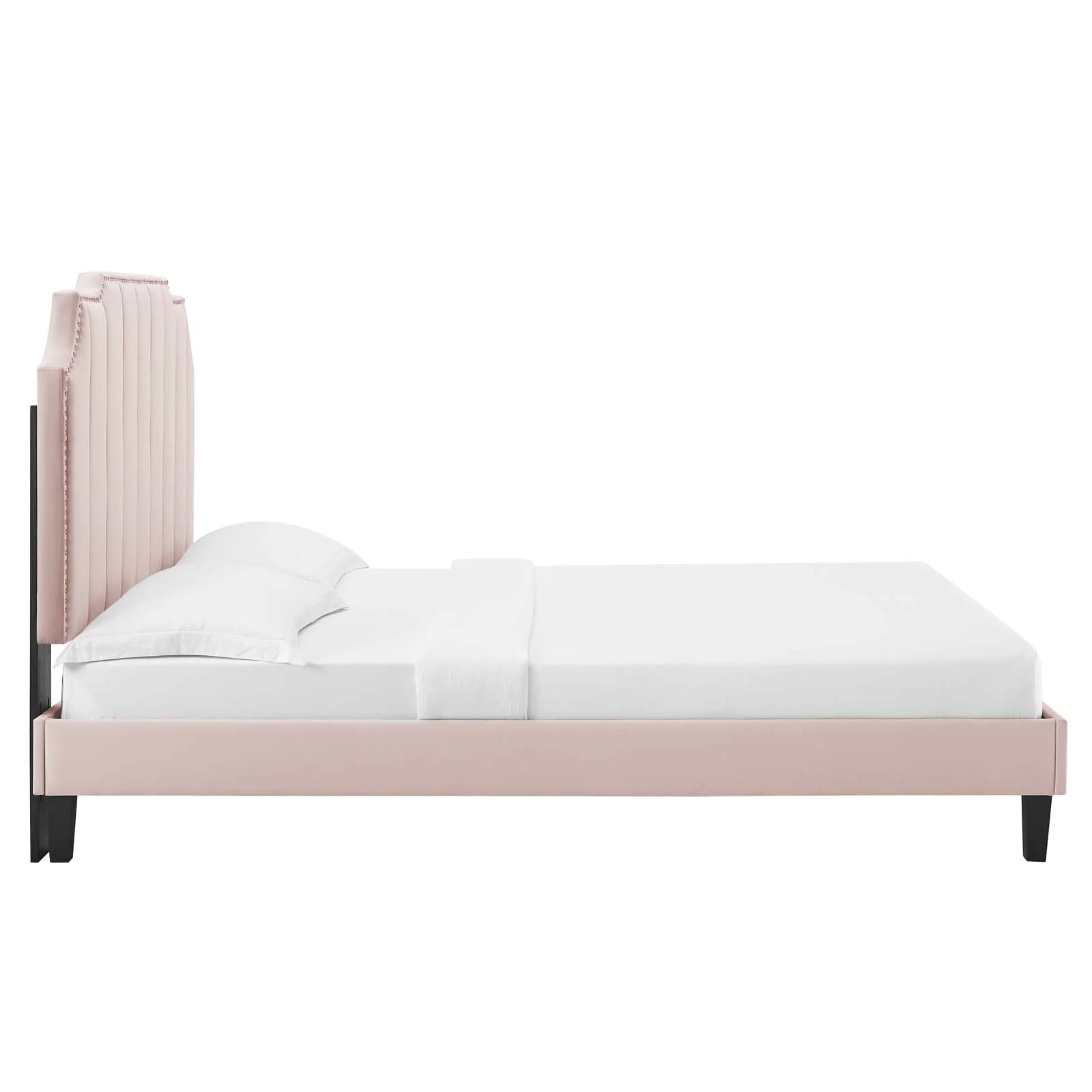 Colette Queen Performance Velvet Platform Bed By Modway - MOD-6585 - Image 91