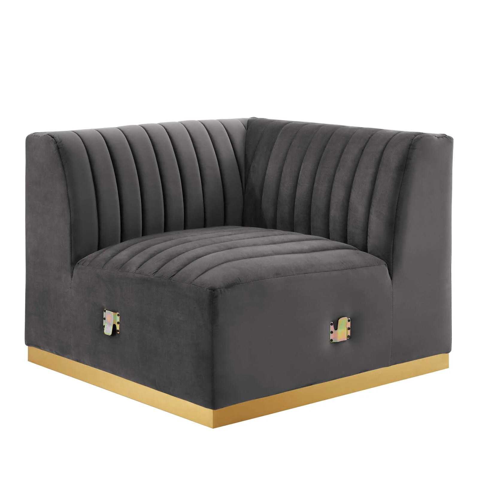 Conjure Channel Tufted Performance Velvet 6-Piece U-Shaped Sectional By Modway - EEI-5851 - Image 46