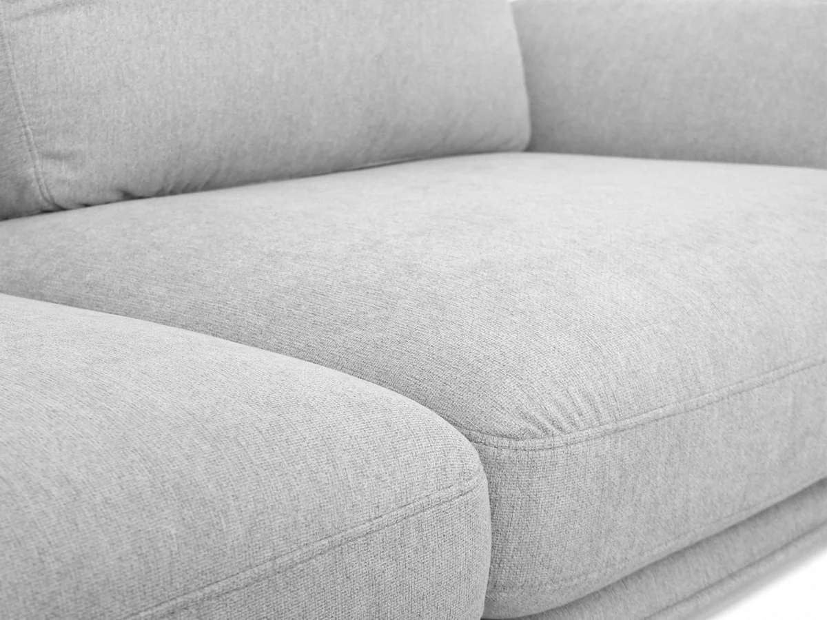 Contempo Retro 78" Light Gray Loveseat By Homeroots - Image 5