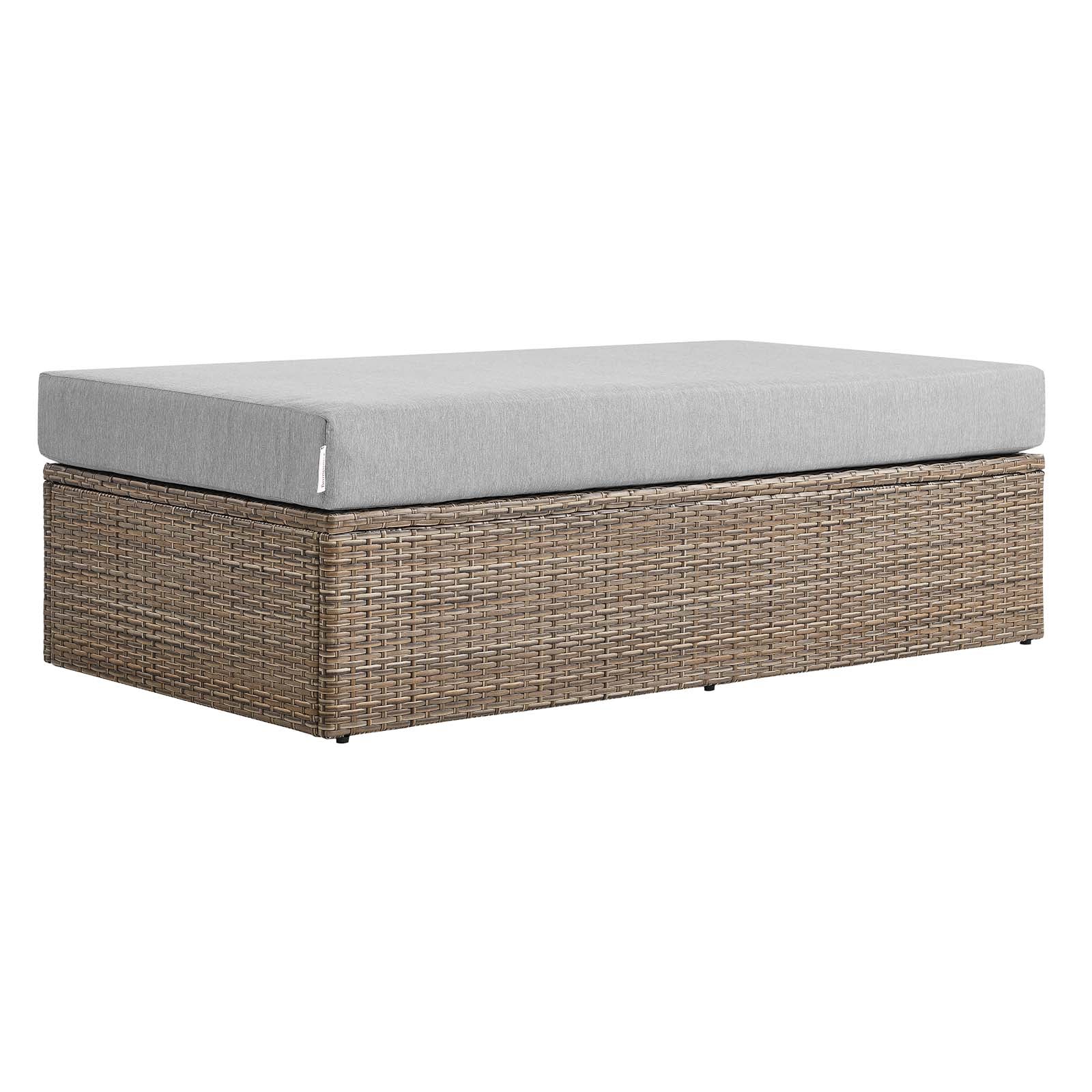 Convene Outdoor Patio Outdoor Patio Rectangle Ottoman By Modway - EEI-6248