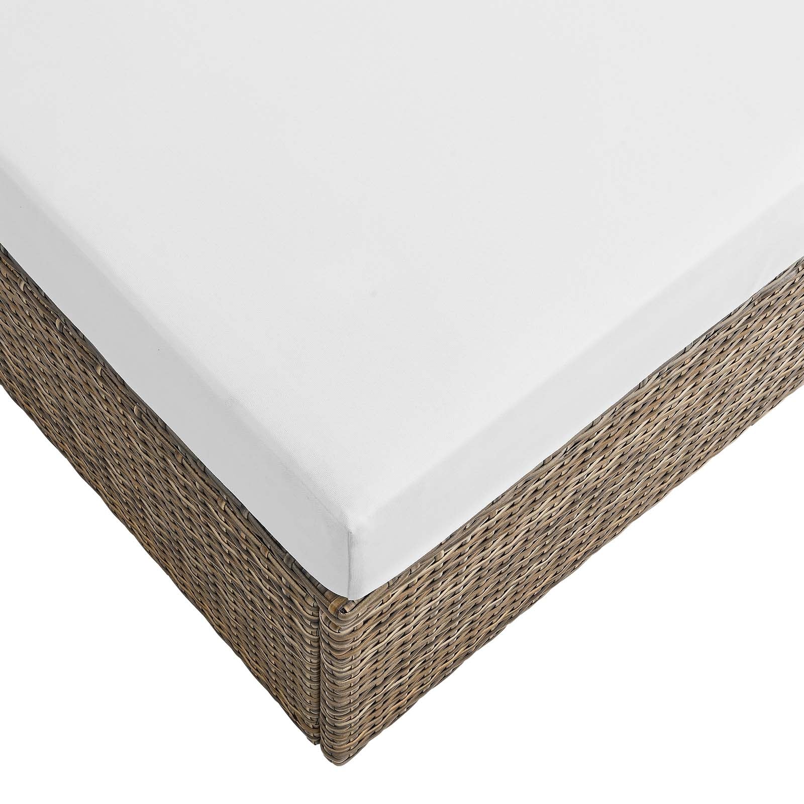 Convene Outdoor Patio Outdoor Patio Rectangle Ottoman By Modway - EEI-6248 - Image 10