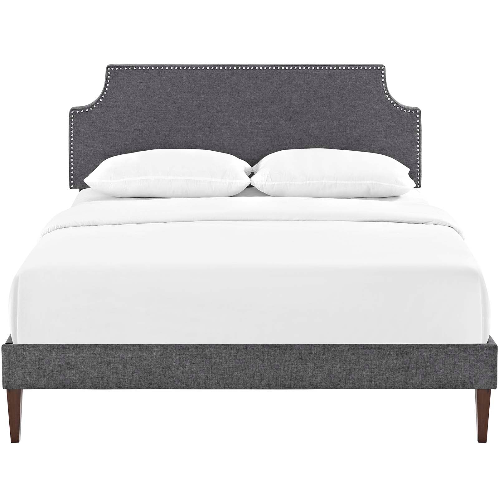 Corene King Fabric Platform Bed with Squared Tapered Legs By Modway - MOD-5957 - Image 5