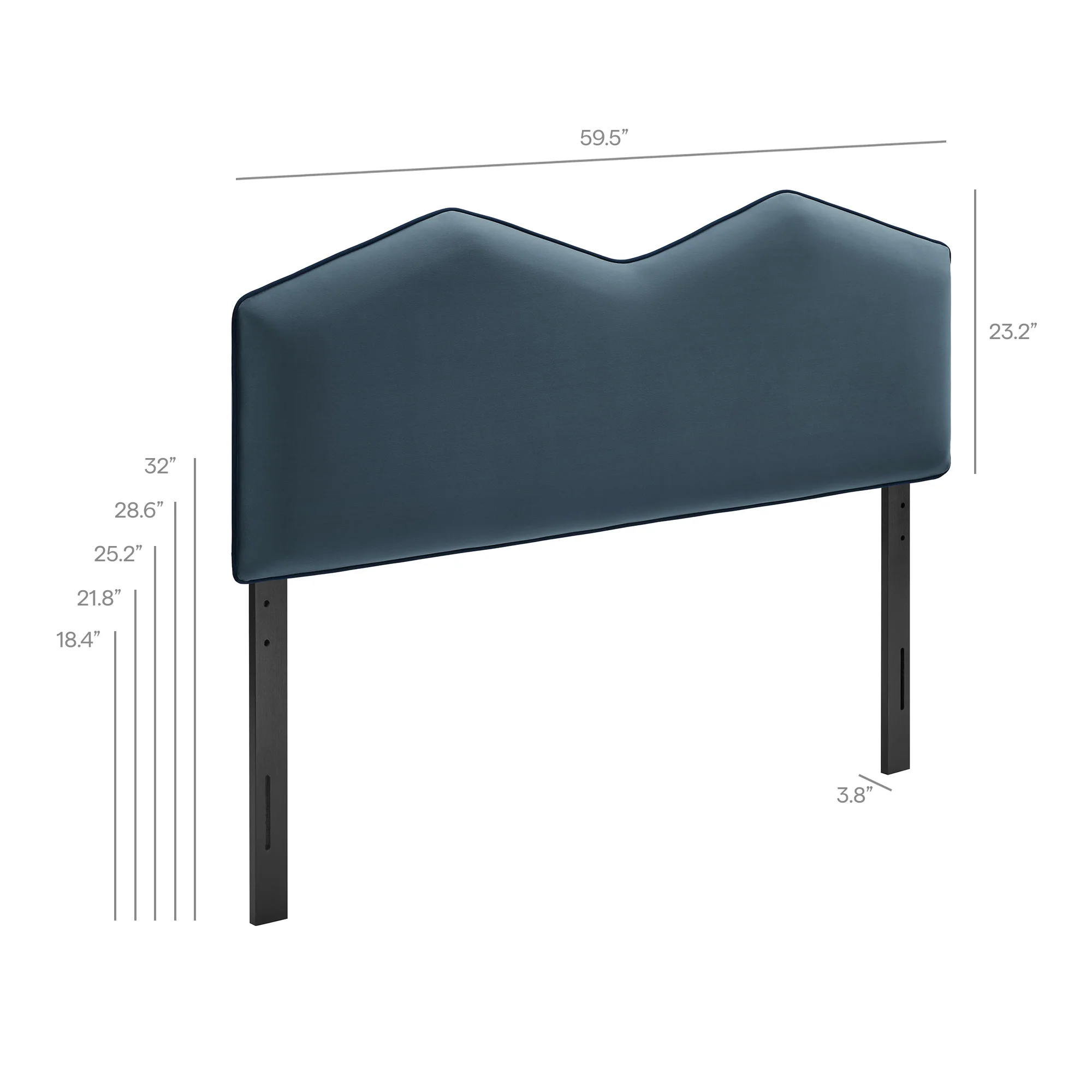 Cosette Performance Velvet Full Size Headboard by Modway - Image 16