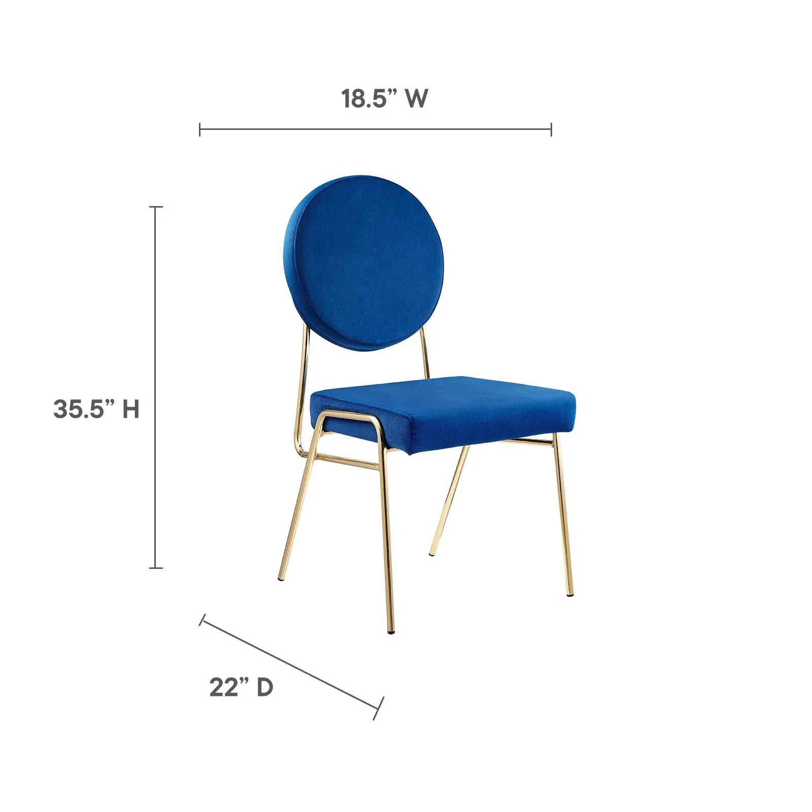Craft Performance Velvet Dining Side Chairs - Set of 2 By Modway - EEI-6581 - Image 43