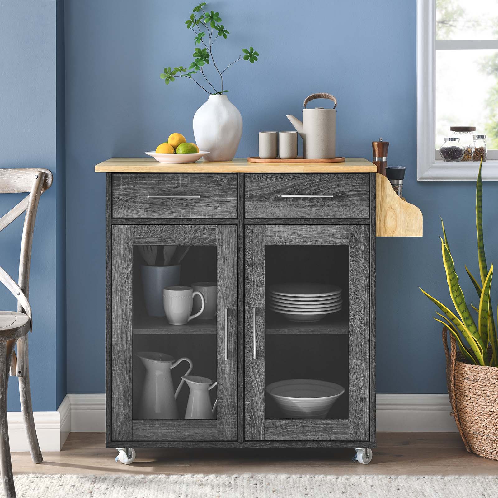 Cuisine Kitchen Cart By Modway - EEI-6276
