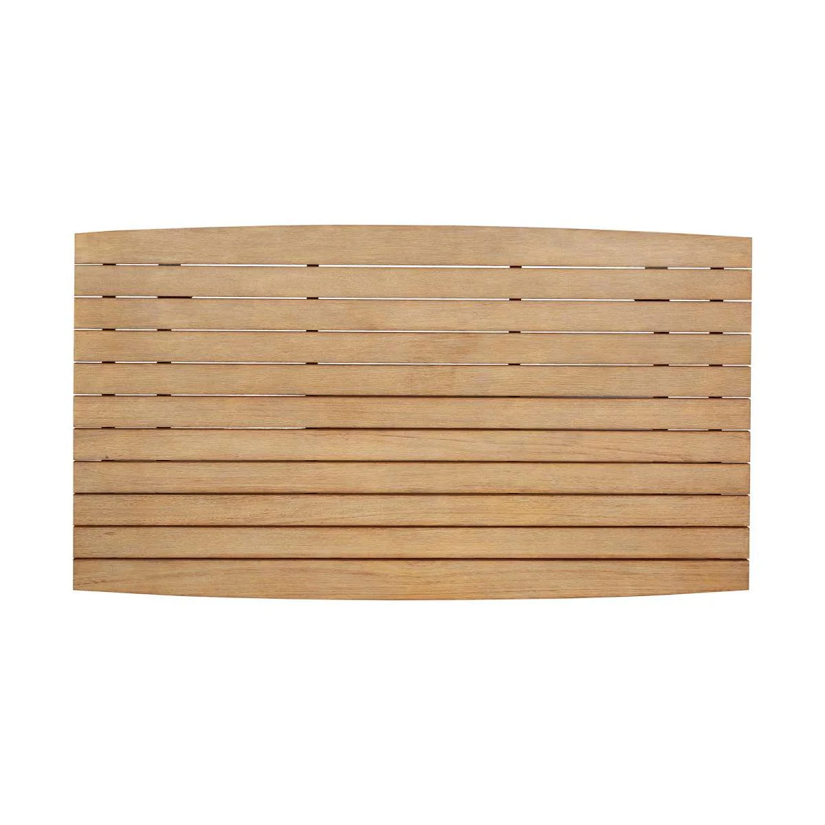 Cypress Outdoor Patio Coffee Table in Blonde Eucalyptus Wood By Armen Living - Image 4