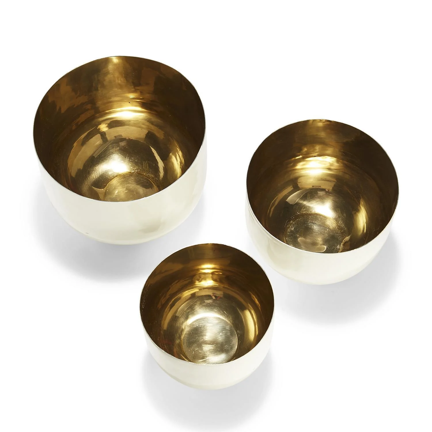Dec. White Bowls W/Gold Base Set Of 6 By Tozai Home - Image 2