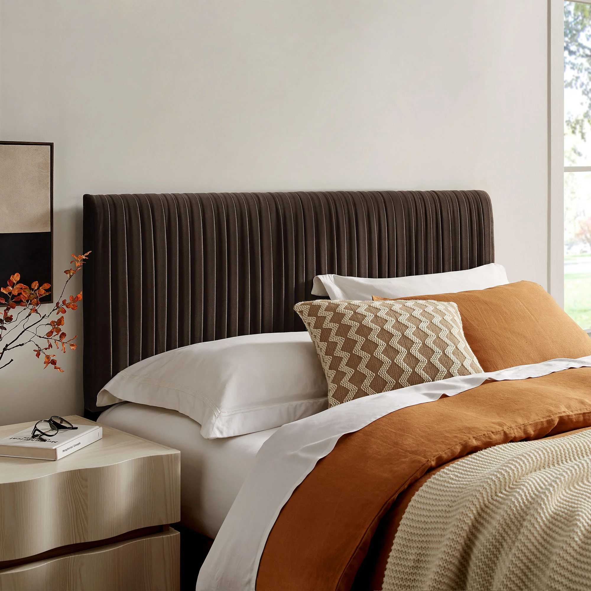 Eloise Stain-Resistant Performance Velvet King Headboard by Modway - Image 6