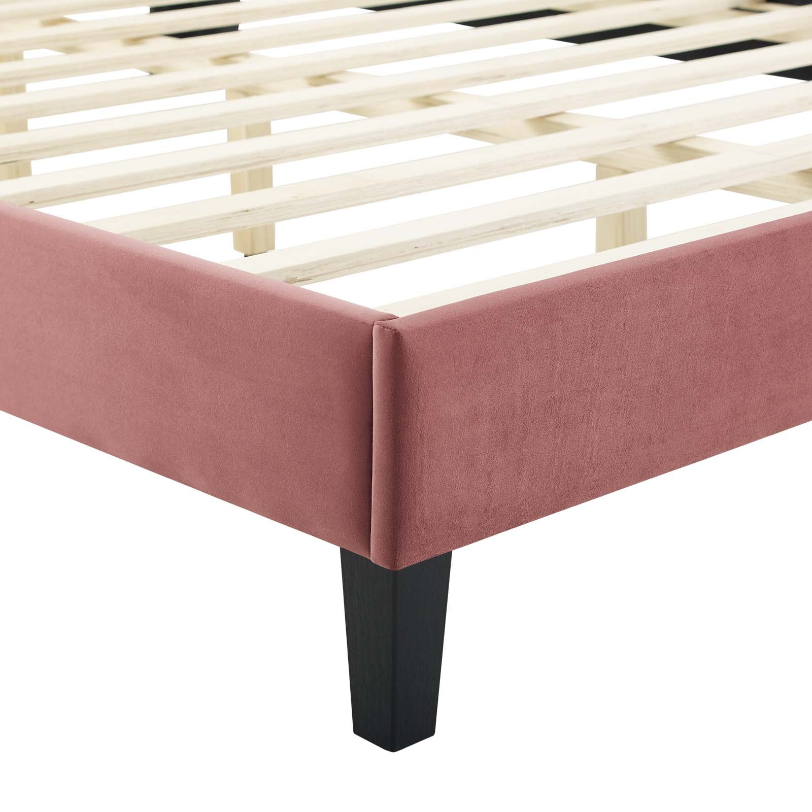 Emerson Performance Velvet Queen Platform Bed By Modway - MOD-6579 - Image 22