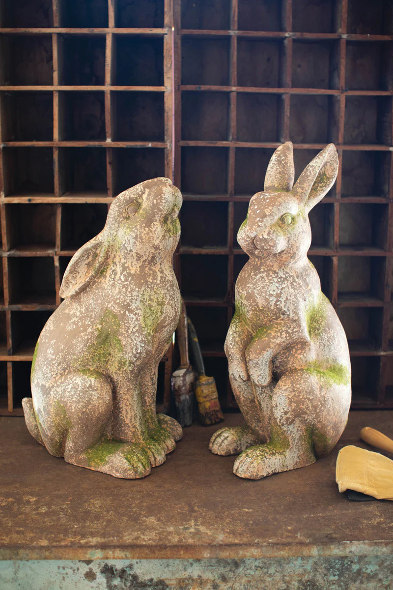 Faux Concrete Rabbit - Head Forward By Kalalou - Image 4