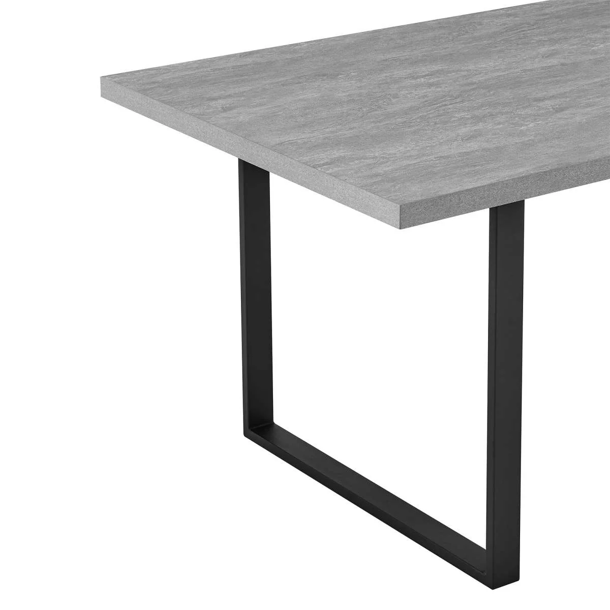 Fenton and Charcoal Monarch 7 Piece Modern Rectangular Dining Set By Armen Living - Image 7