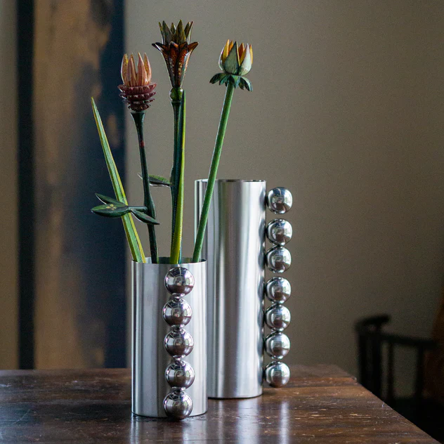 Franco 8"H Vase Sculpture By Gold Leaf Design Group - Image 4