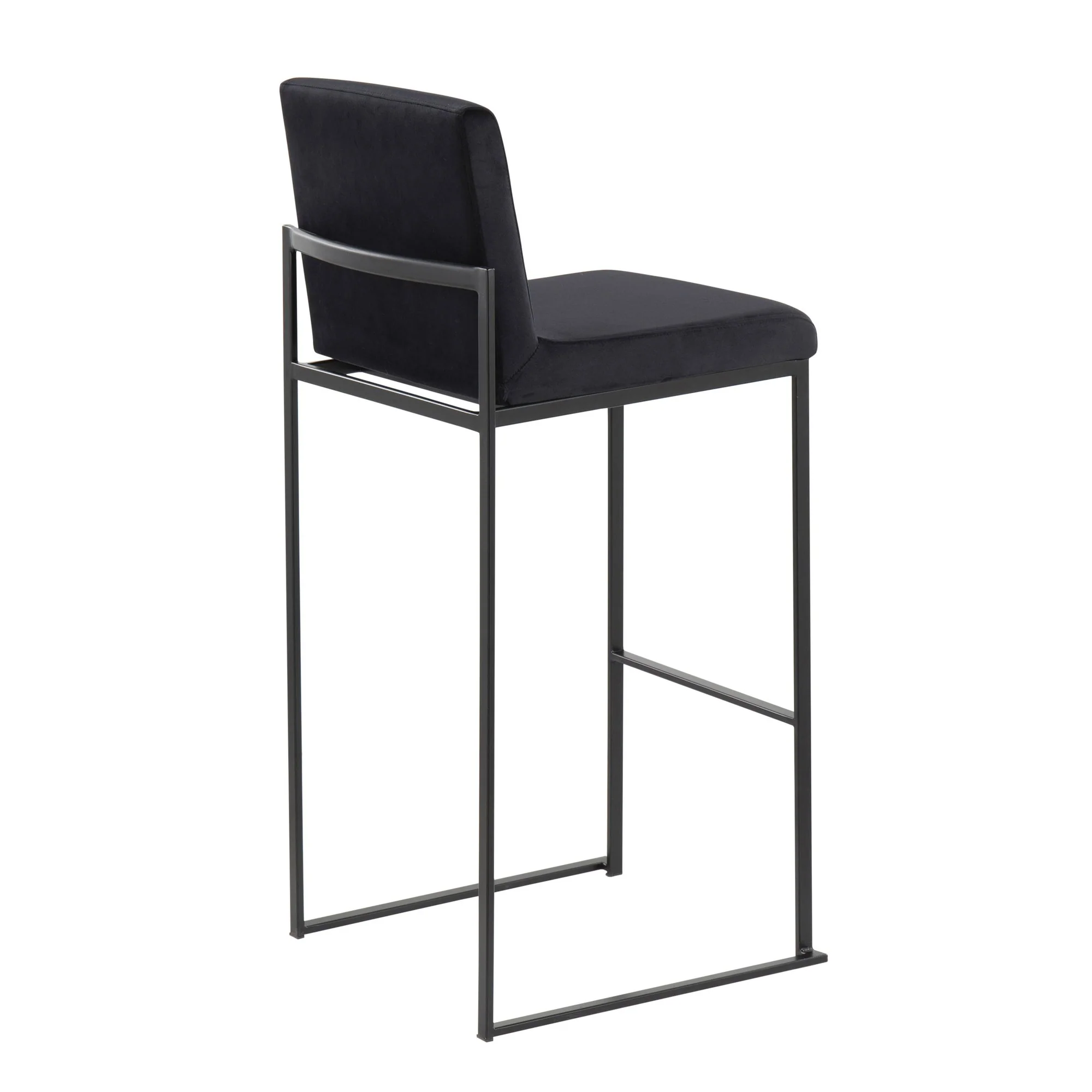 Fuji High Back Barstool - Set of 2 Black By LumiSource - B30-FUJIHB BKVBK2 - Image 7
