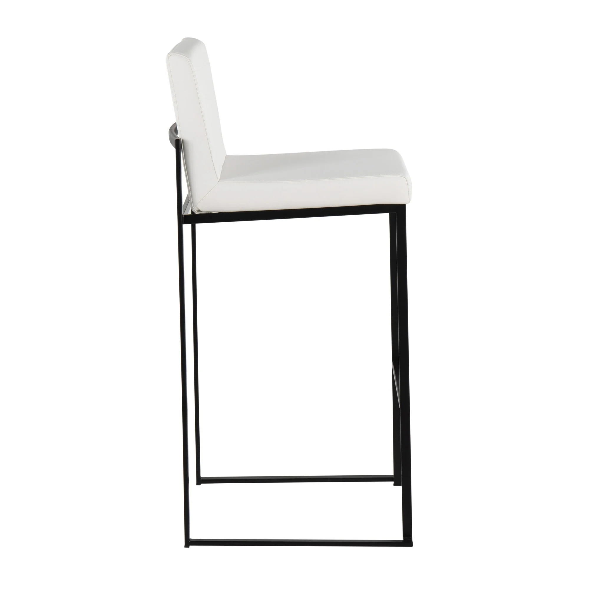 Fuji High Back Barstool - Set of 2 White By LumiSource - B30-FUJIHB BKW2 - Image 6