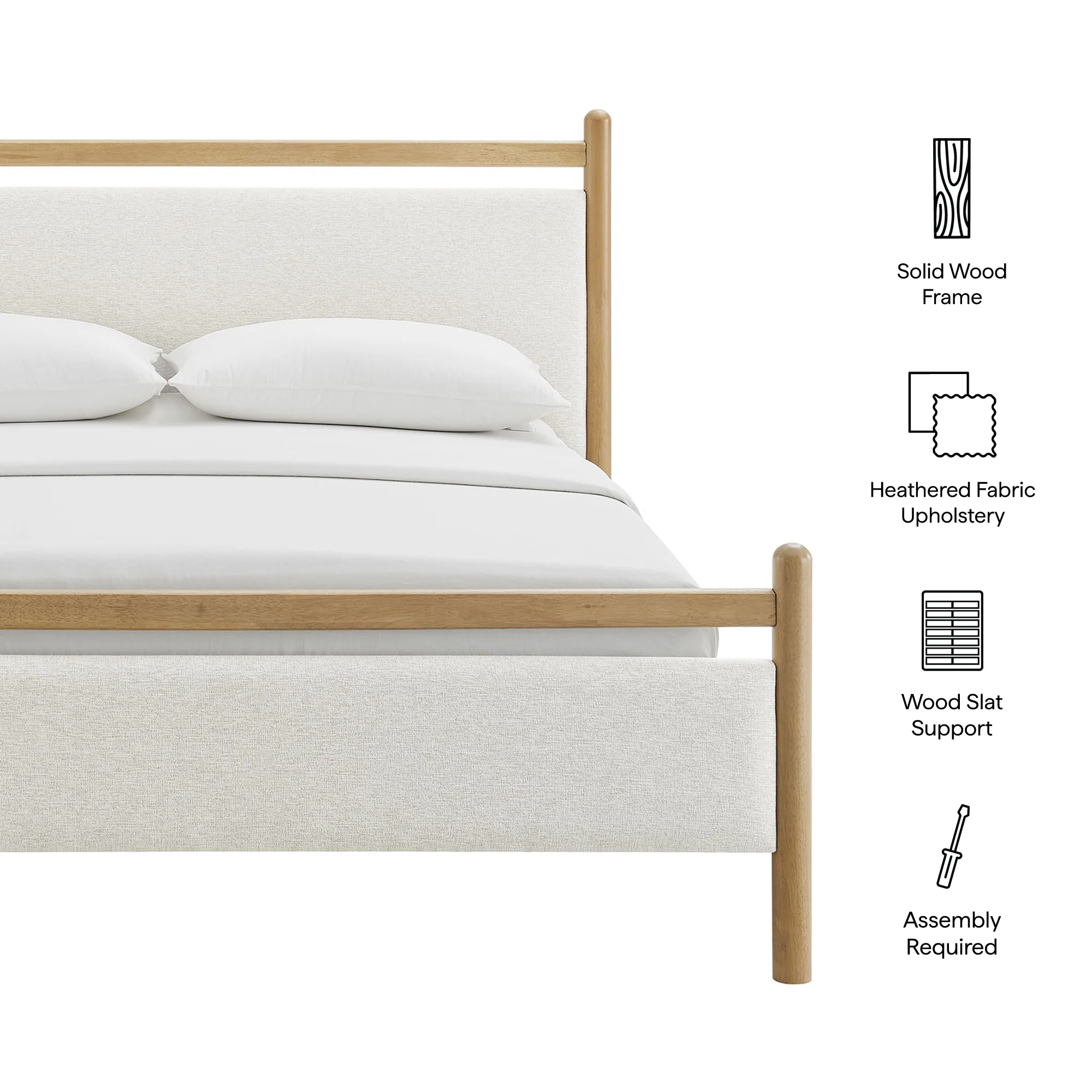 Ginny Full Size Platform Bed Frame by Modway - Image 8