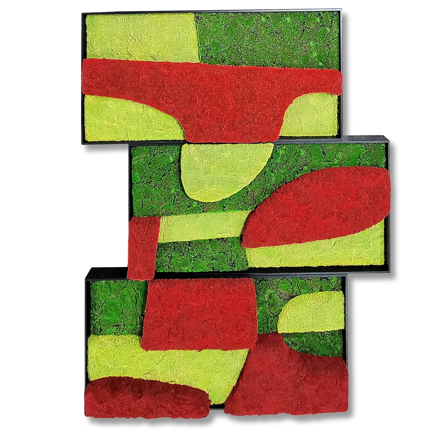 Green Wall, Doodle, Set/3, Right By Gold Leaf - Image 5
