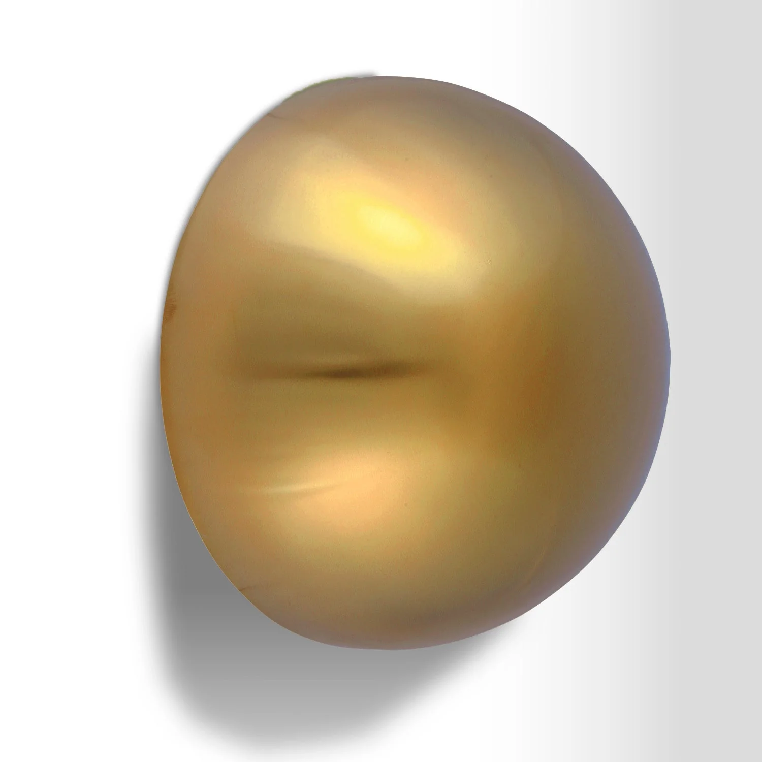 Half Ball 10"D, Gold Matte By Gold Leaf