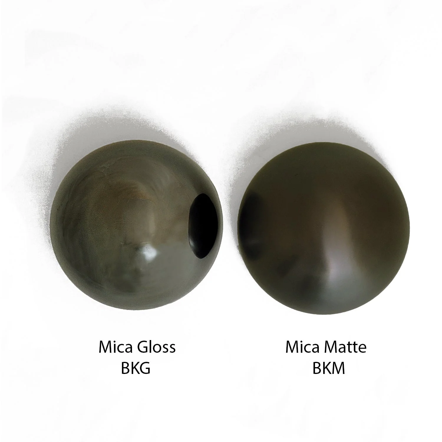 Half Ball 10"D, Mica Gloss By Gold Leaf - Image 5