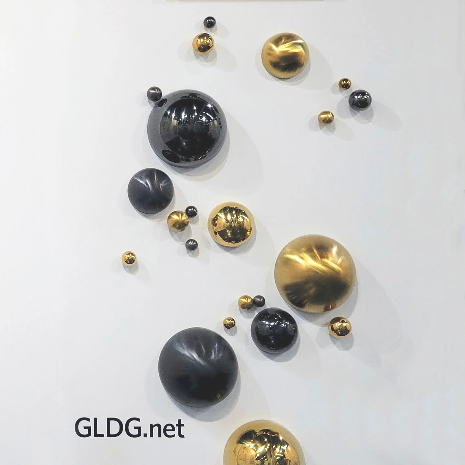 Half Ball 6"D, Gold Gloss By Gold Leaf - Image 4