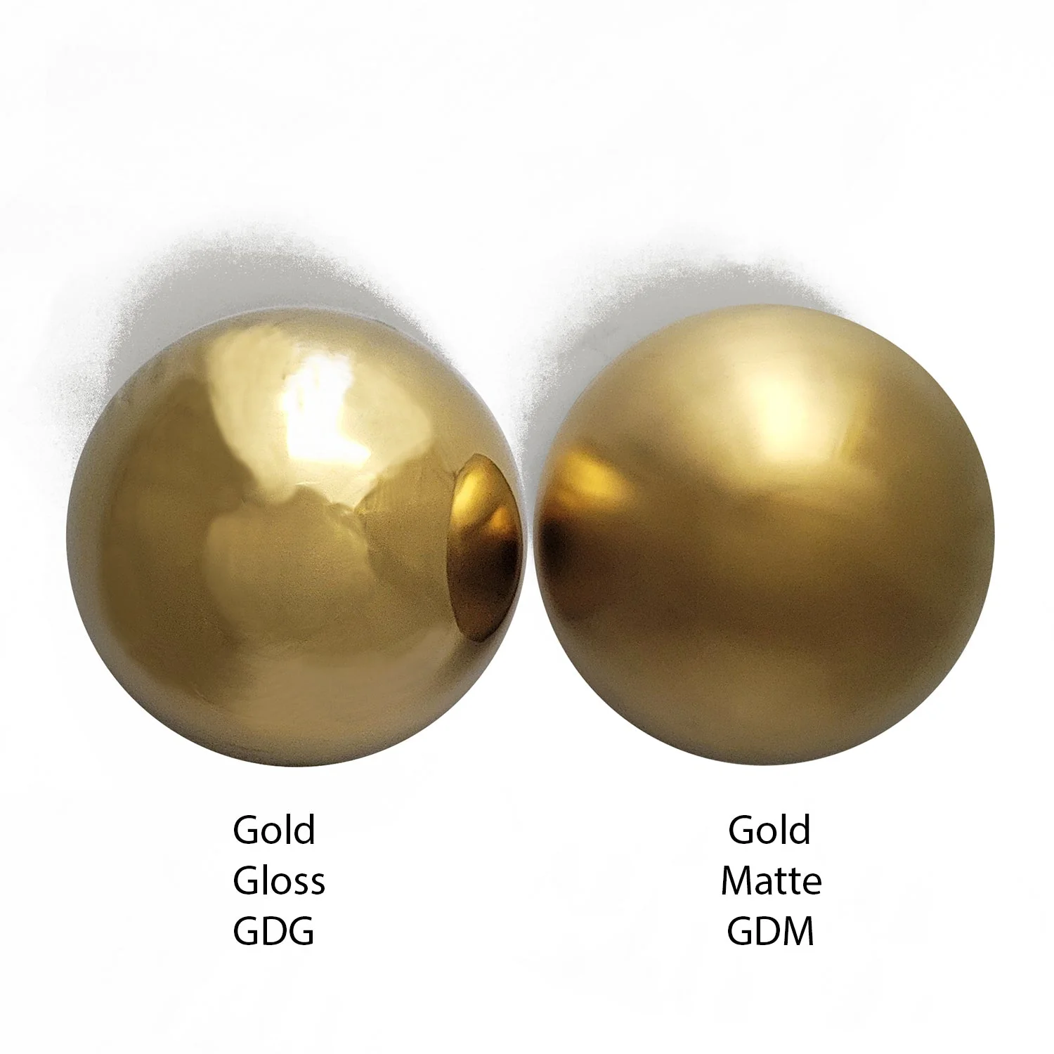 Half Ball 6"D, Gold Matte By Gold Leaf - Image 4