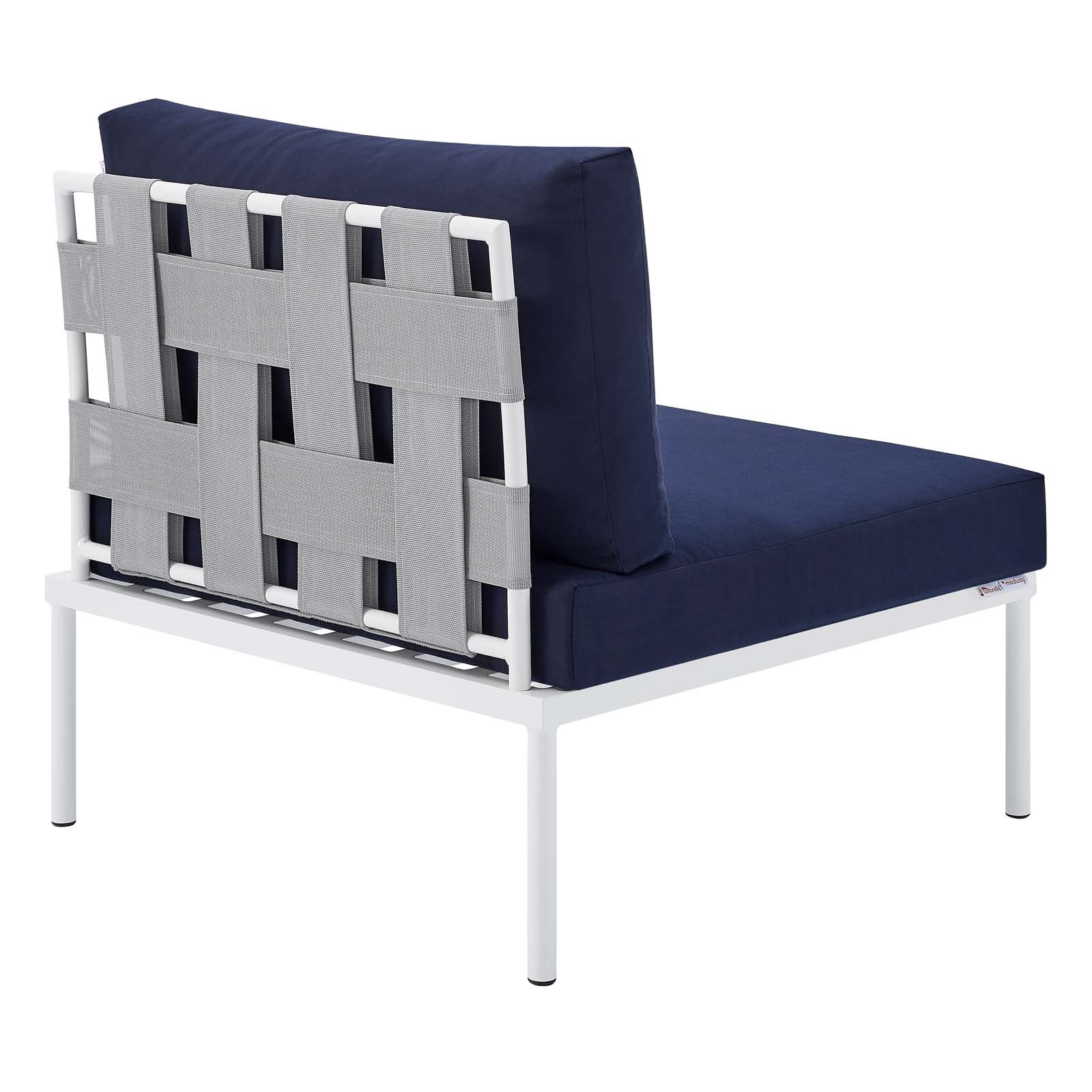 Harmony 4-Piece  Sunbrella® Outdoor Patio Aluminum Seating Set By Modway - EEI-4691 - Image 23