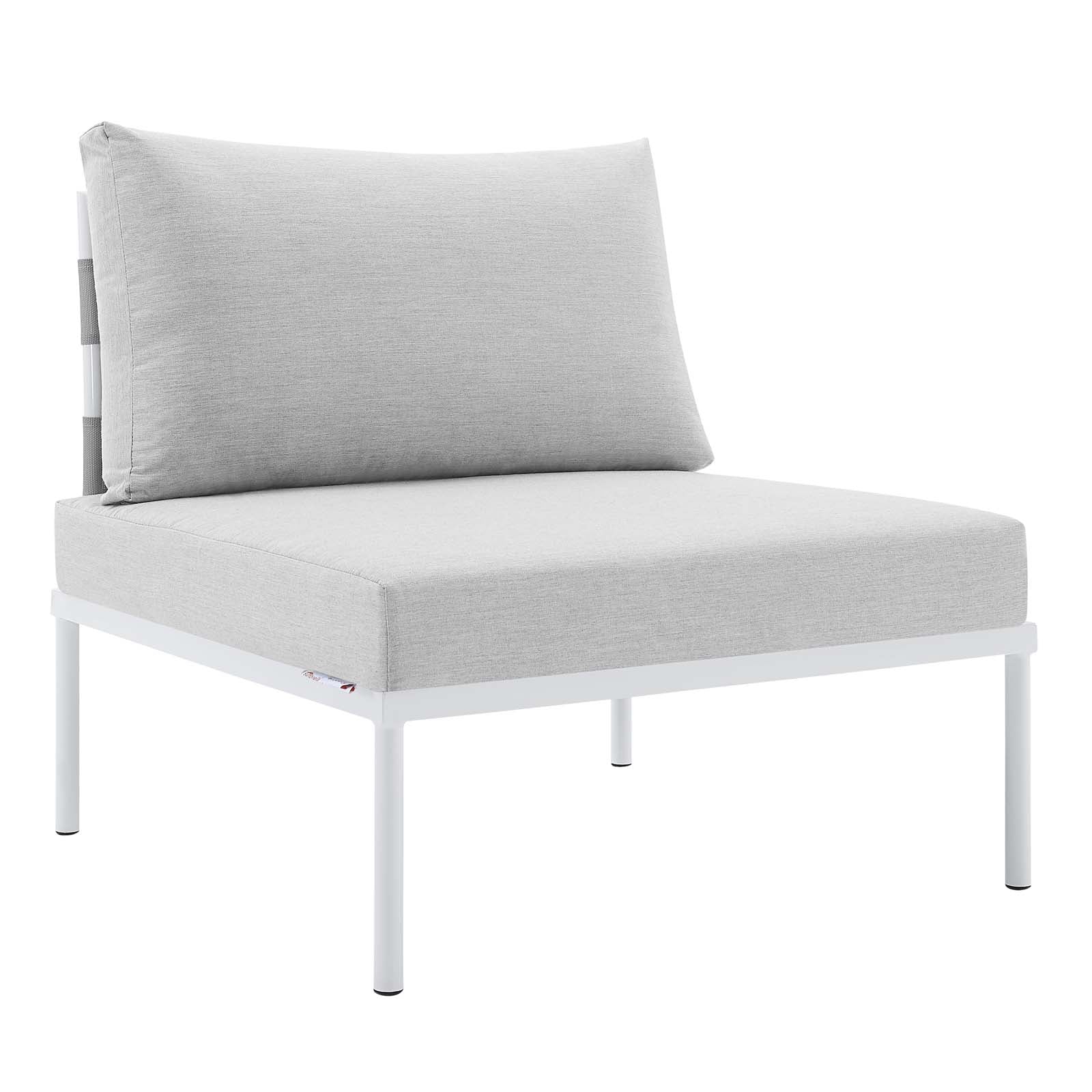 Harmony 4-Piece  Sunbrella® Outdoor Patio Aluminum Seating Set By Modway - EEI-4691 - Image 9