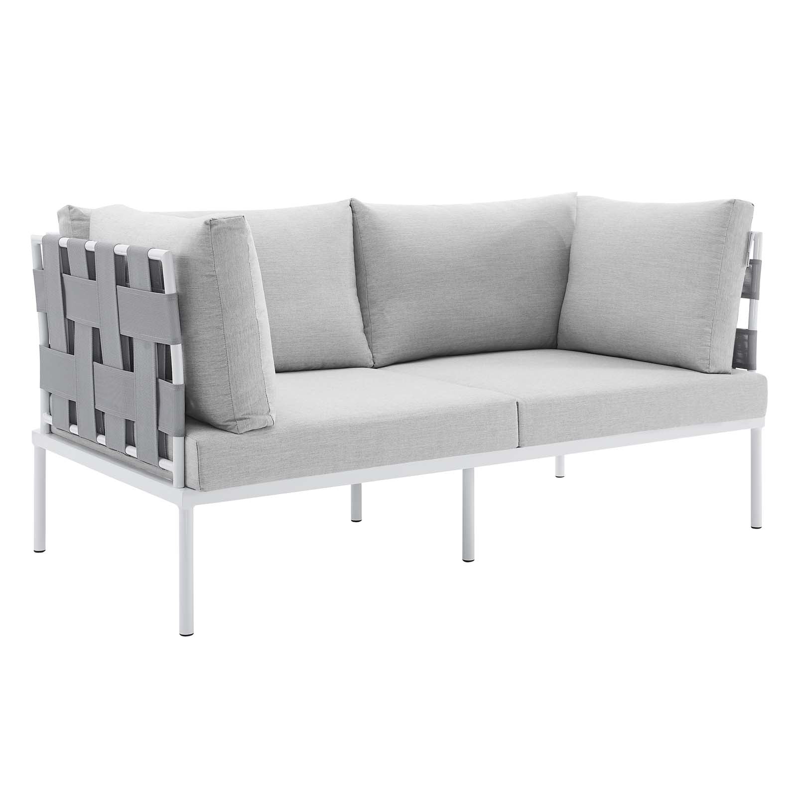Harmony 5-Piece  Sunbrella® Outdoor Patio Aluminum Furniture Set By Modway - EEI-4925 - Image 9