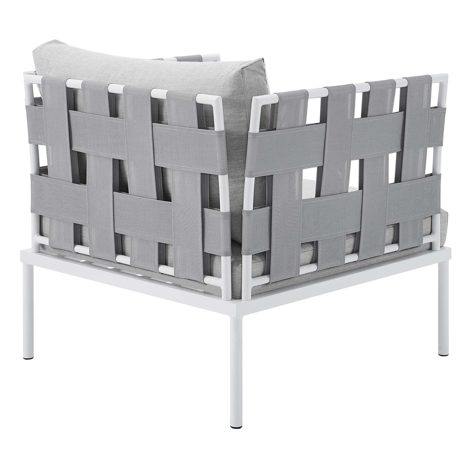Harmony 7-Piece  Sunbrella® Outdoor Patio Aluminum Sectional Sofa Set By Modway - EEI-4937 - Image 11