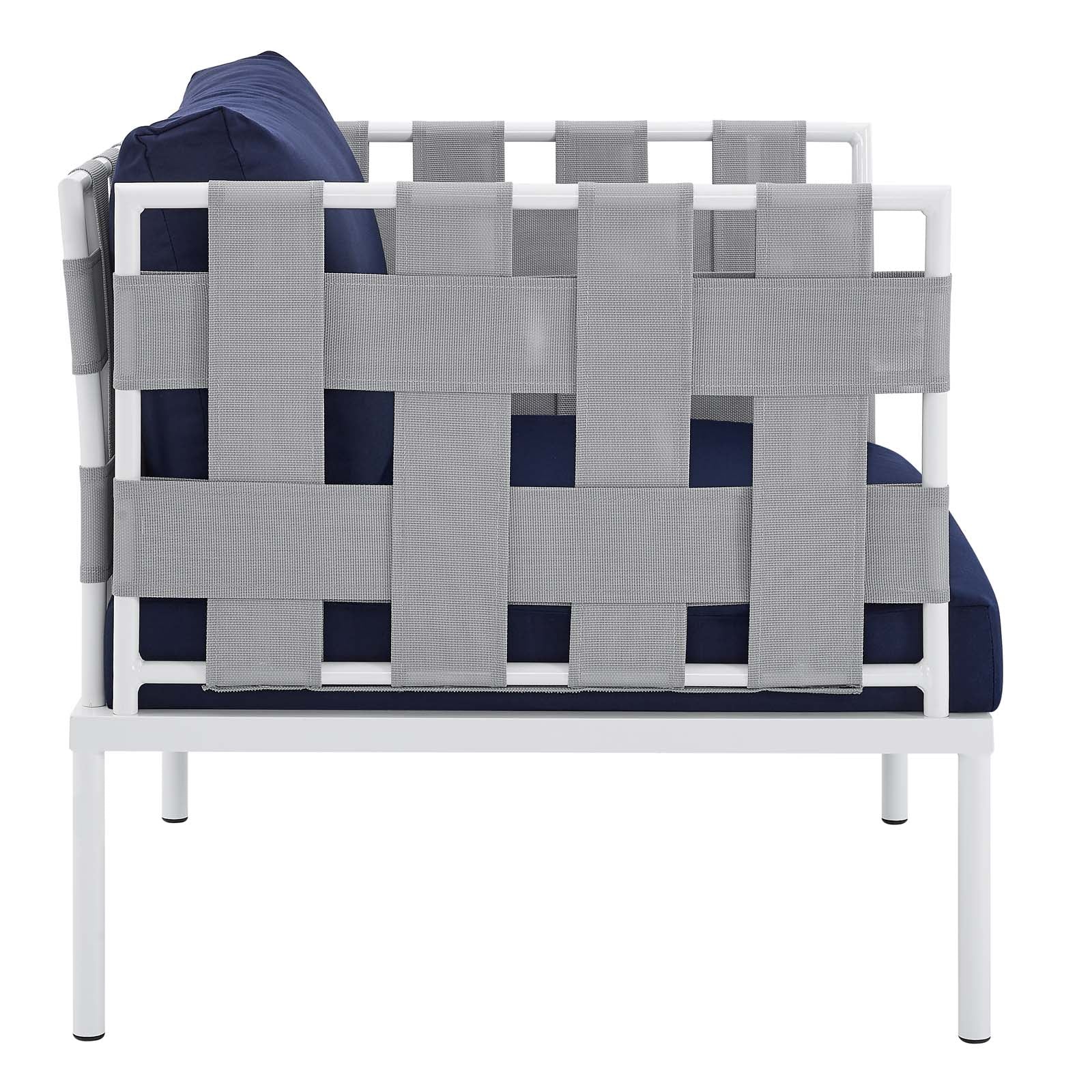 Harmony Sunbrella® Outdoor Patio Aluminum Armchair By Modway - EEI-4956 - Image 10