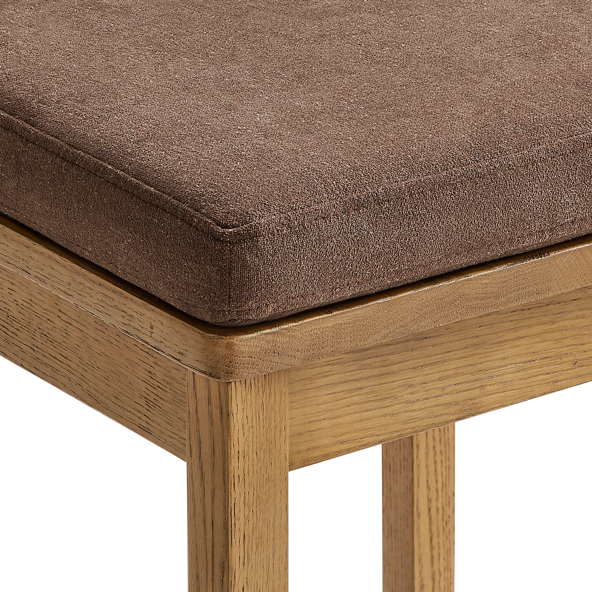 Jax Oak Wood Bar Stool With Wavy Razor Back and Cushion by Modway - Image 45