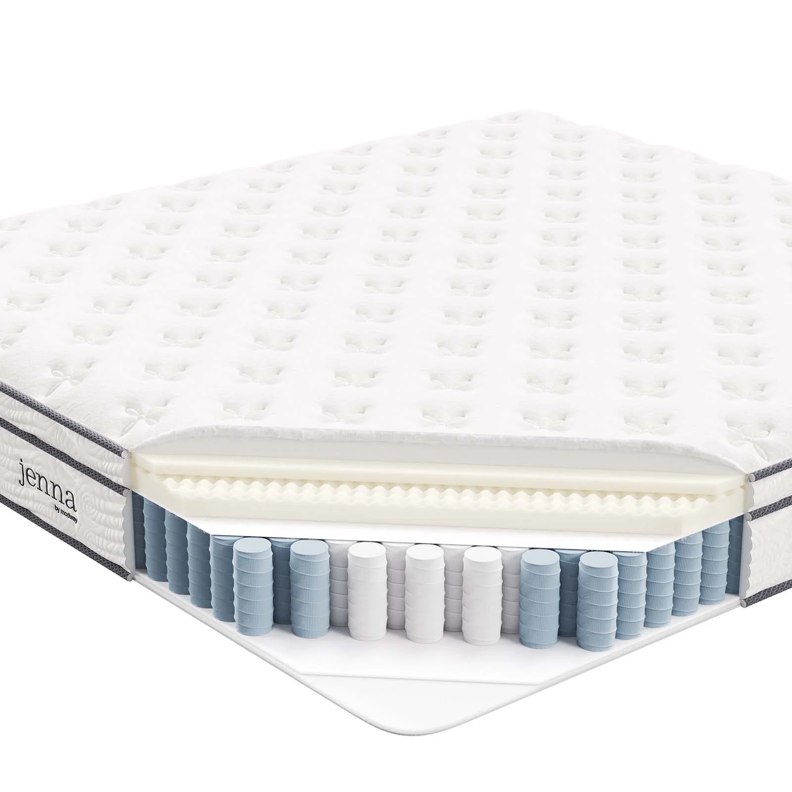 Jenna 12" Innerspring and Foam California King Mattress By Modway - MOD-7091 - Image 6