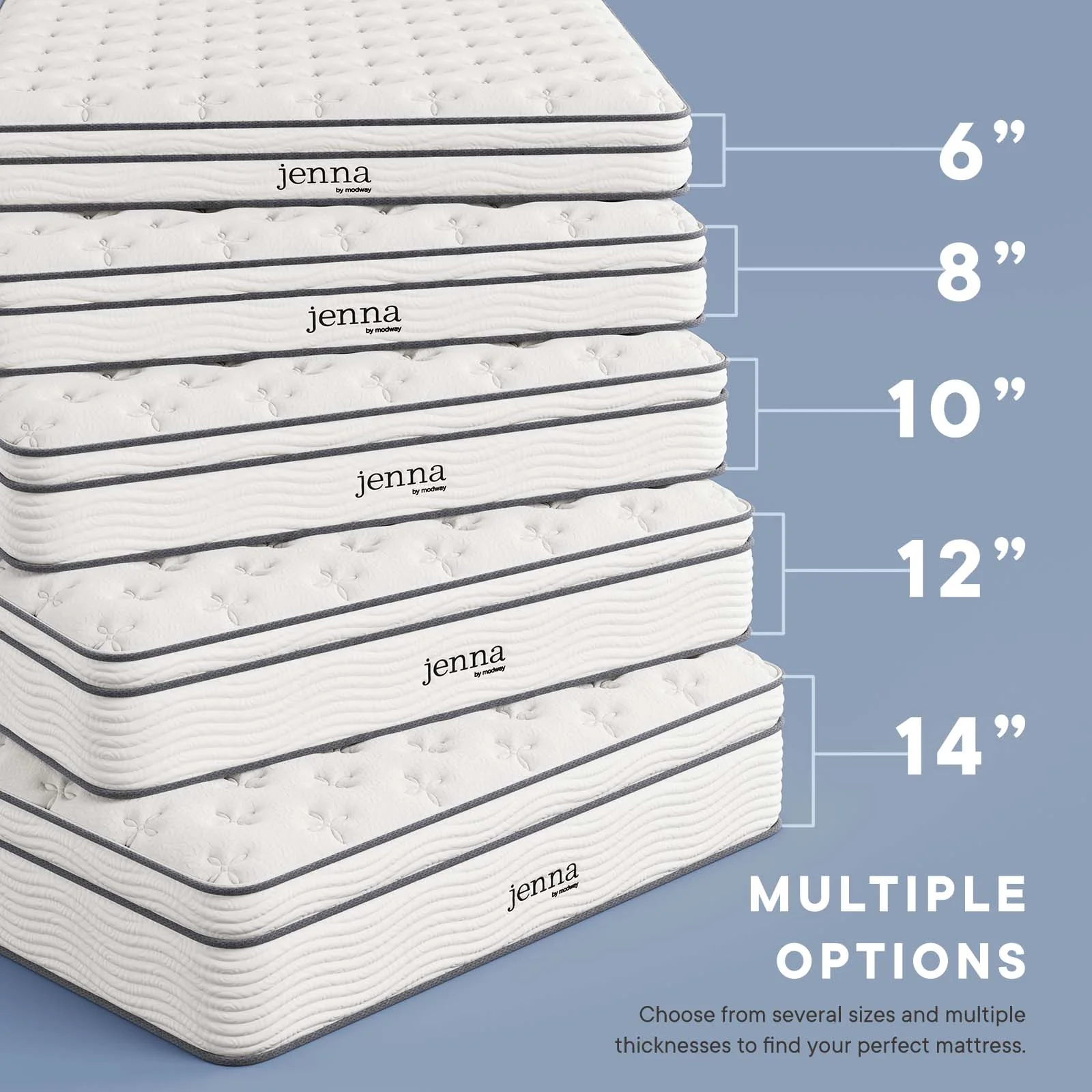 Jenna 6" Innerspring and Foam Twin Mattress By Modway - MOD-7093 - Image 9
