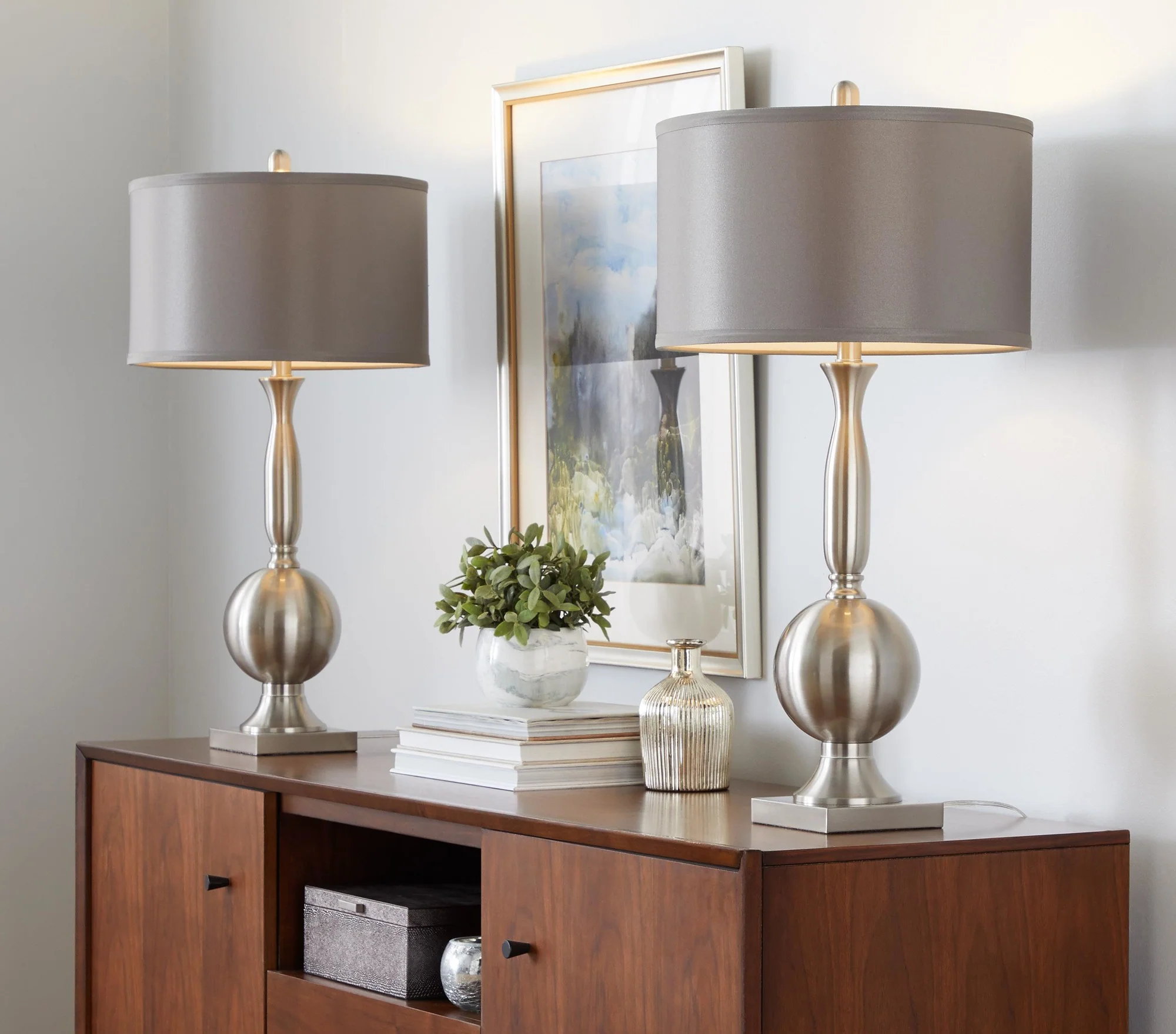 Joan 30" Metal Table Lamp - Set of 2 By LumiSource - GTS30-JOAN BNIGY2