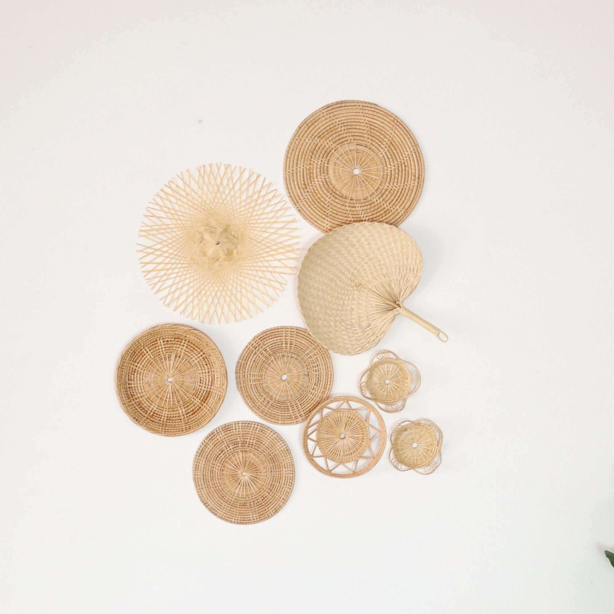 Ka Ya Pa - Wall Hanging Decor Set Of 9 By Thaihome