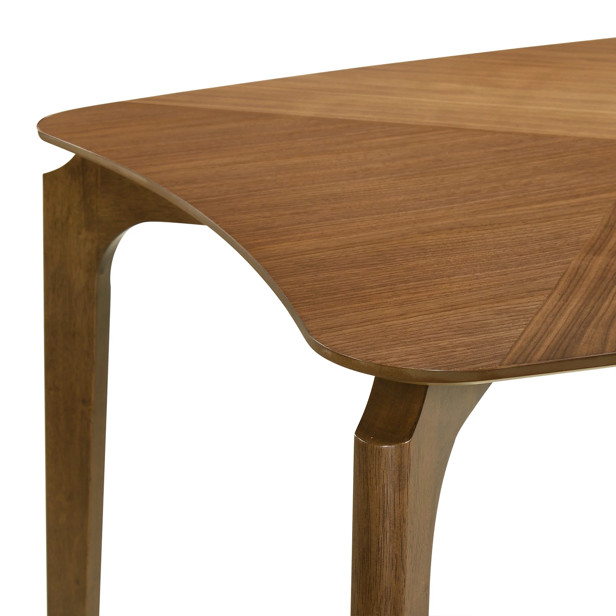 Kalia 5 Piece Wood Dining Set in Walnut Finish with Blue Fabric By Armen Living - Image 19