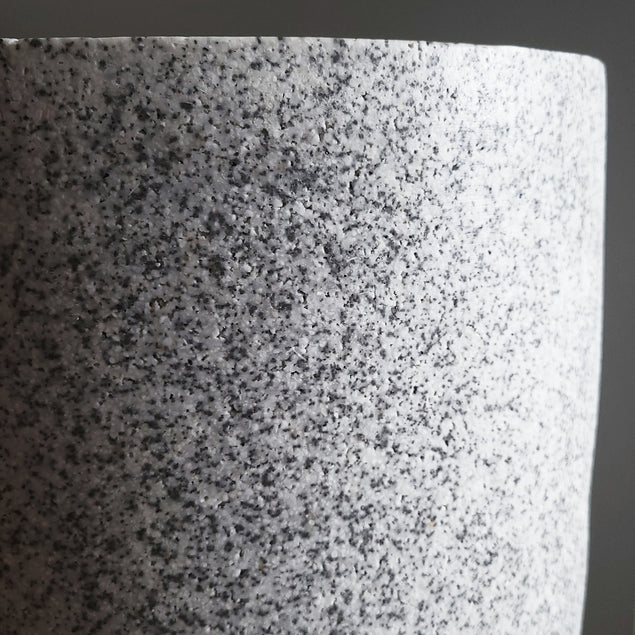 Kawa Flared Planter, Granite White By Gold Leaf Design Group - Image 4