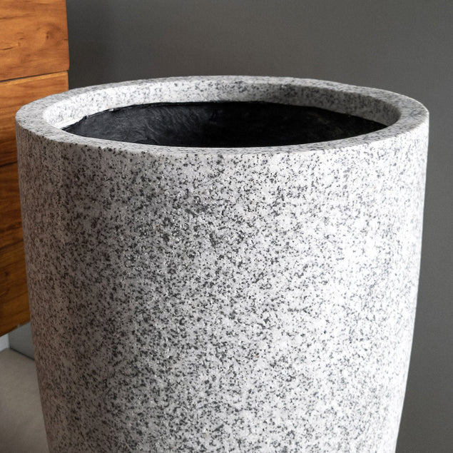 Kawa Flared Planter, Granite White By Gold Leaf Design Group - Image 5