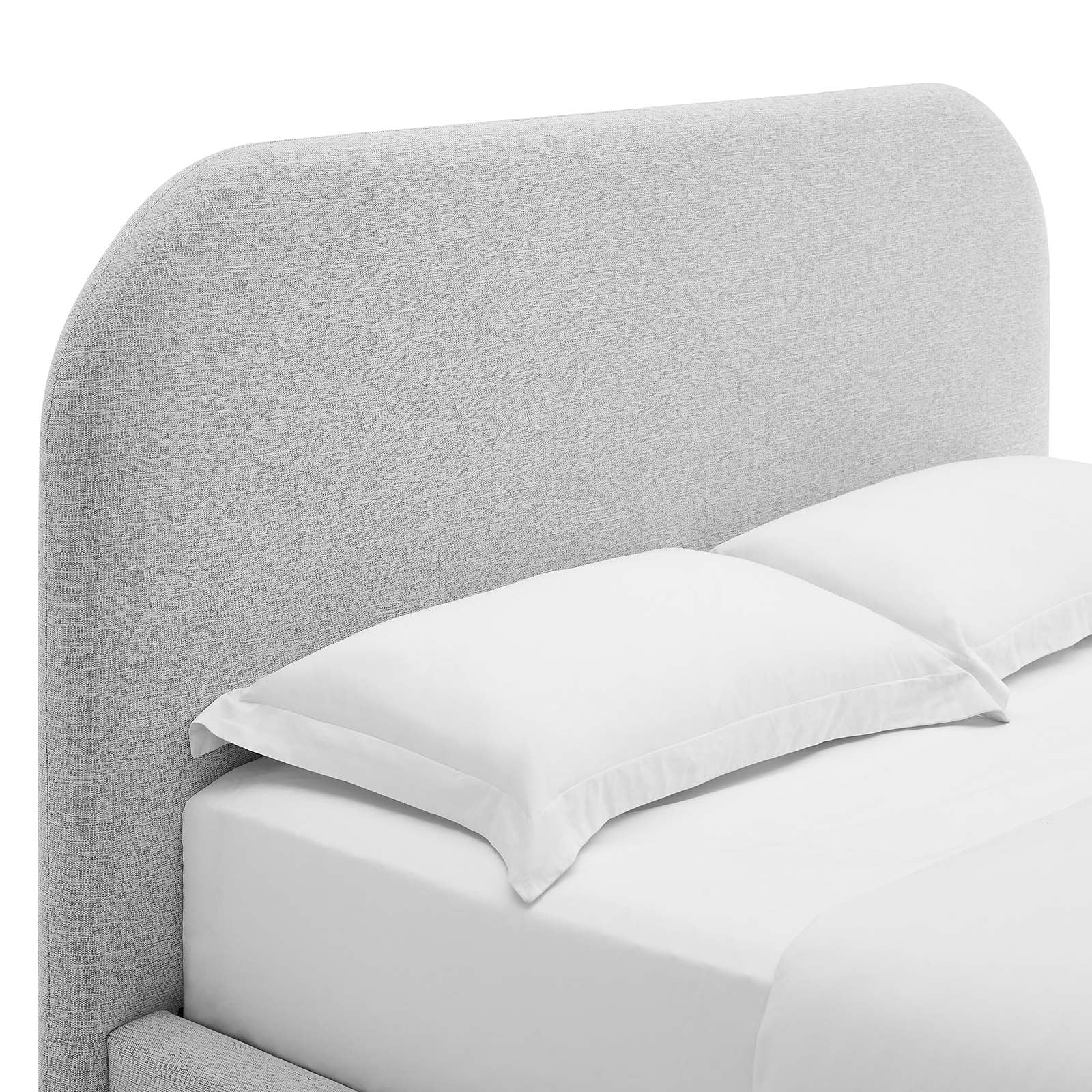 Keynote Upholstered Fabric Curved King Platform Bed By Modway - MOD-7142 - Image 13