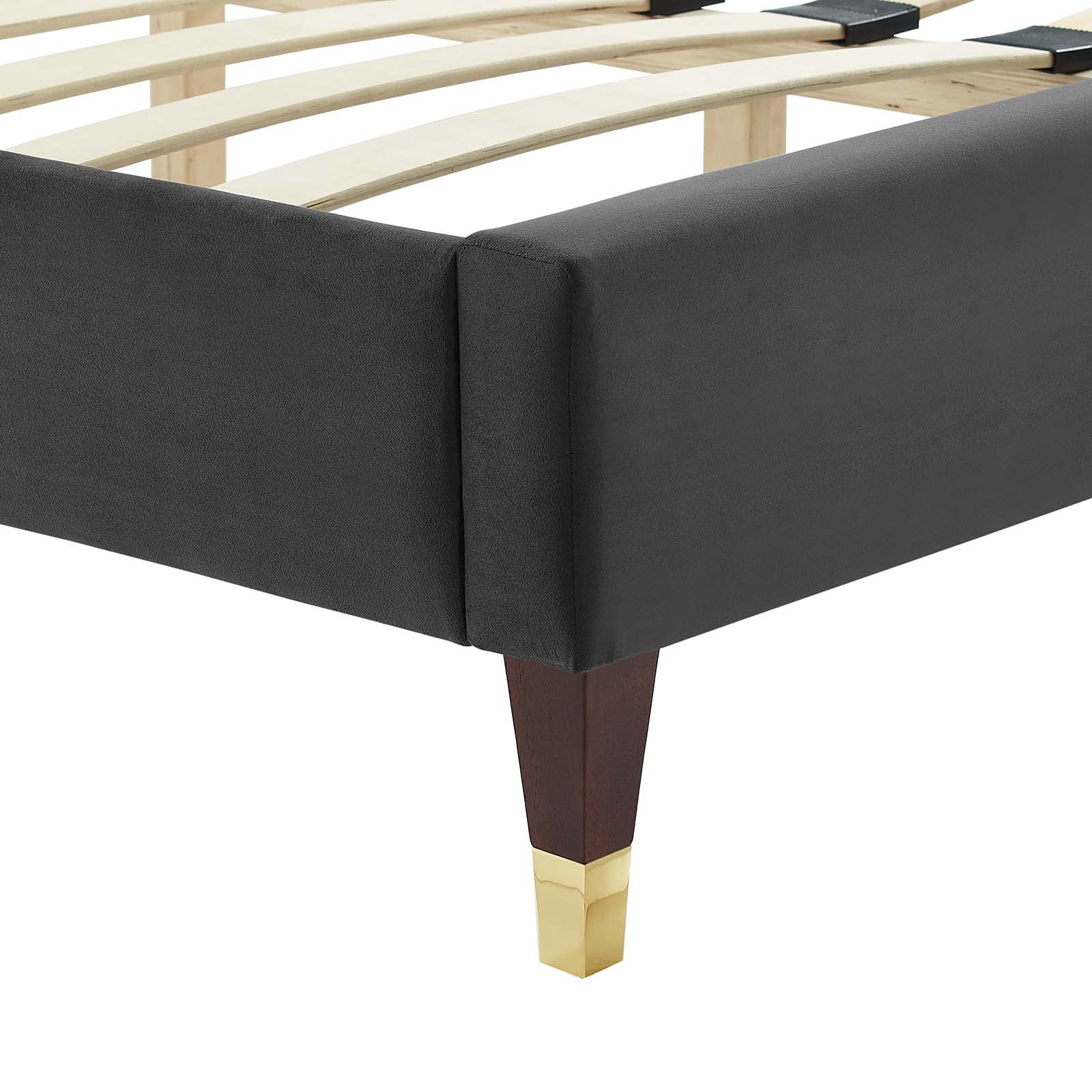 Leah Chevron Tufted Performance Velvet Full Platform Bed By Modway - MOD-6993 - Image 6