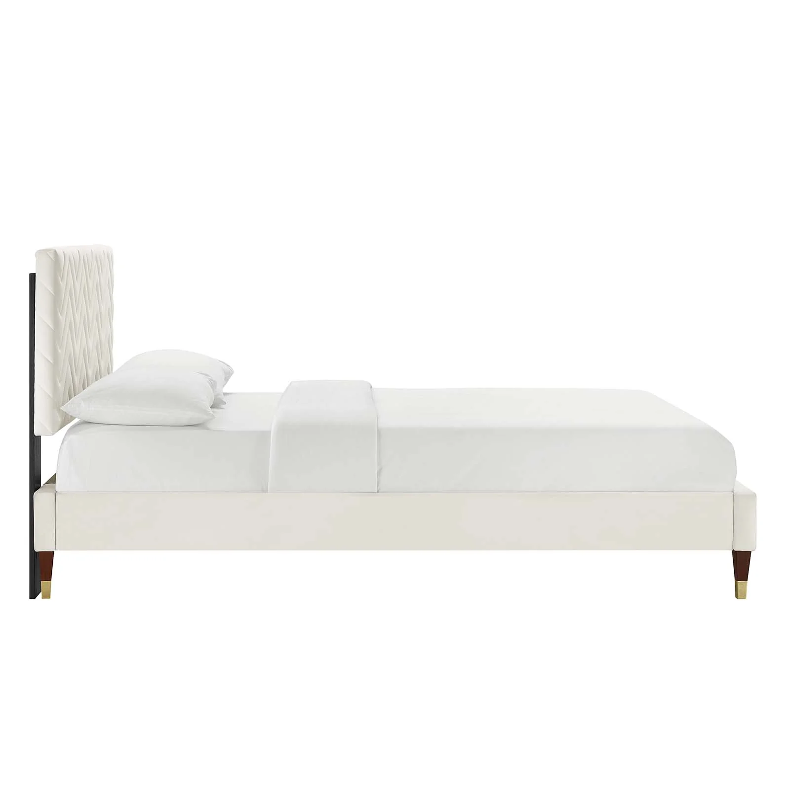 Leah Chevron Tufted Performance Velvet Queen Platform Bed By Modway - MOD-6969 - Image 26