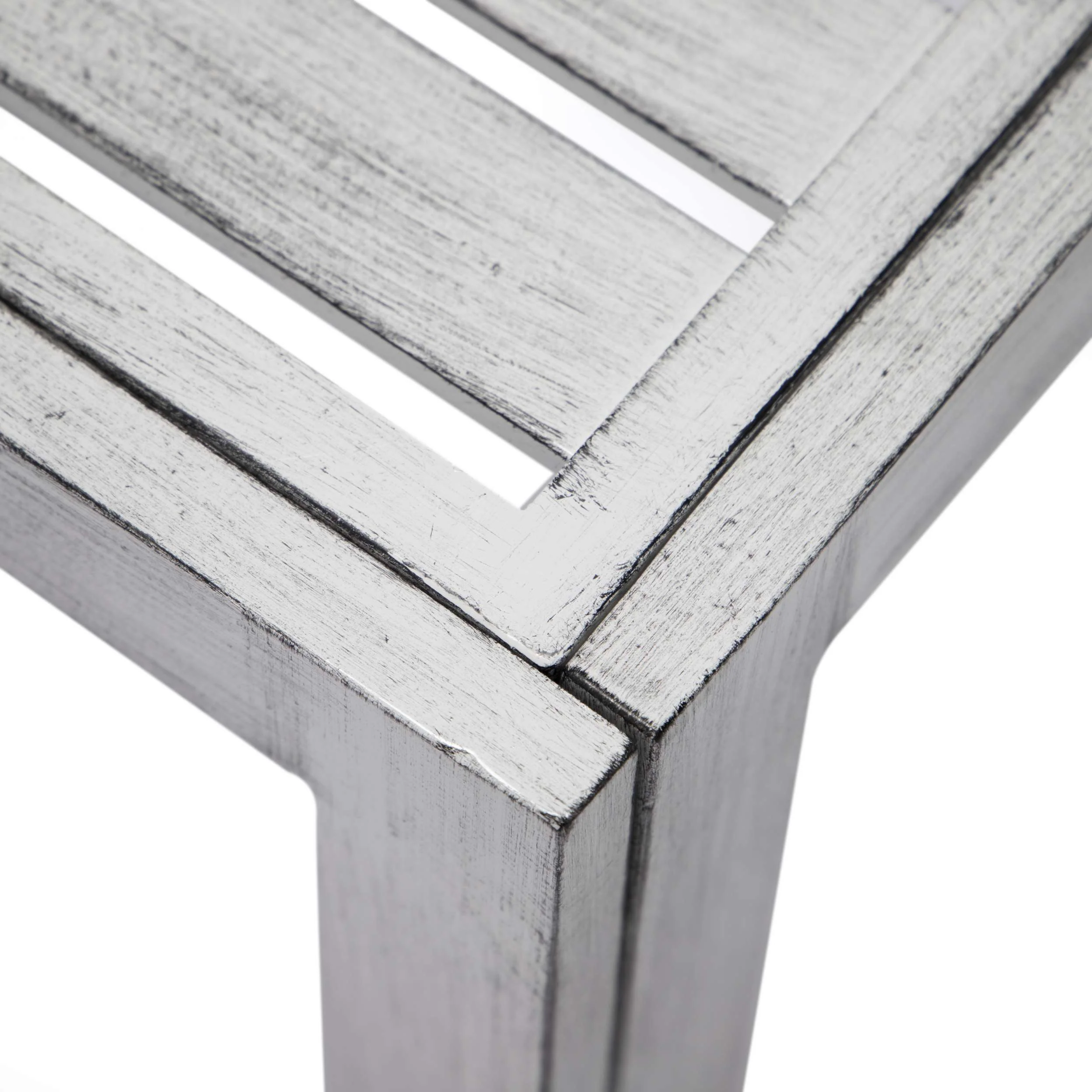 LeisureMod Chelsea Modern Aluminum Patio Side Table - Image 3