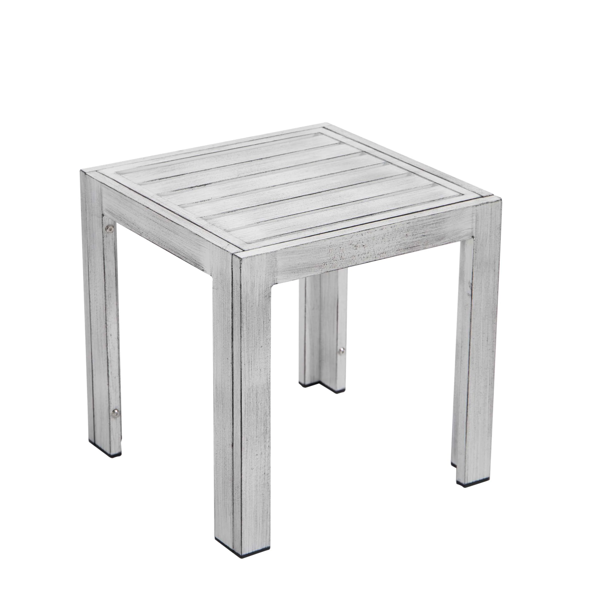 LeisureMod Chelsea Modern Outdoor White Chaise Lounge Chair Set of 2 With Side Table & Cushions - Image 17