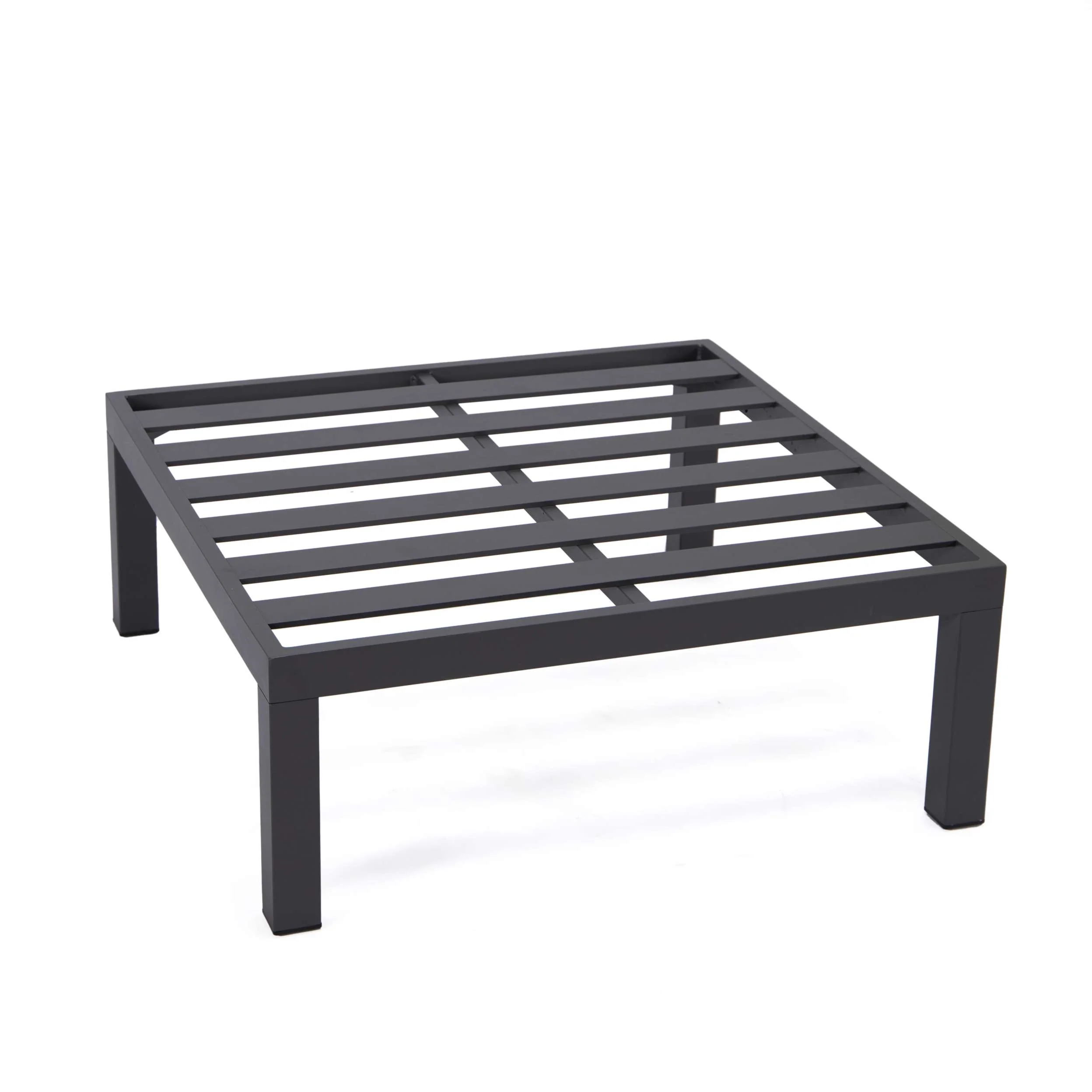 LeisureMod Hamilton 7-Piece Aluminum Patio Conversation Set With Coffee Table And Cushions - Image 20