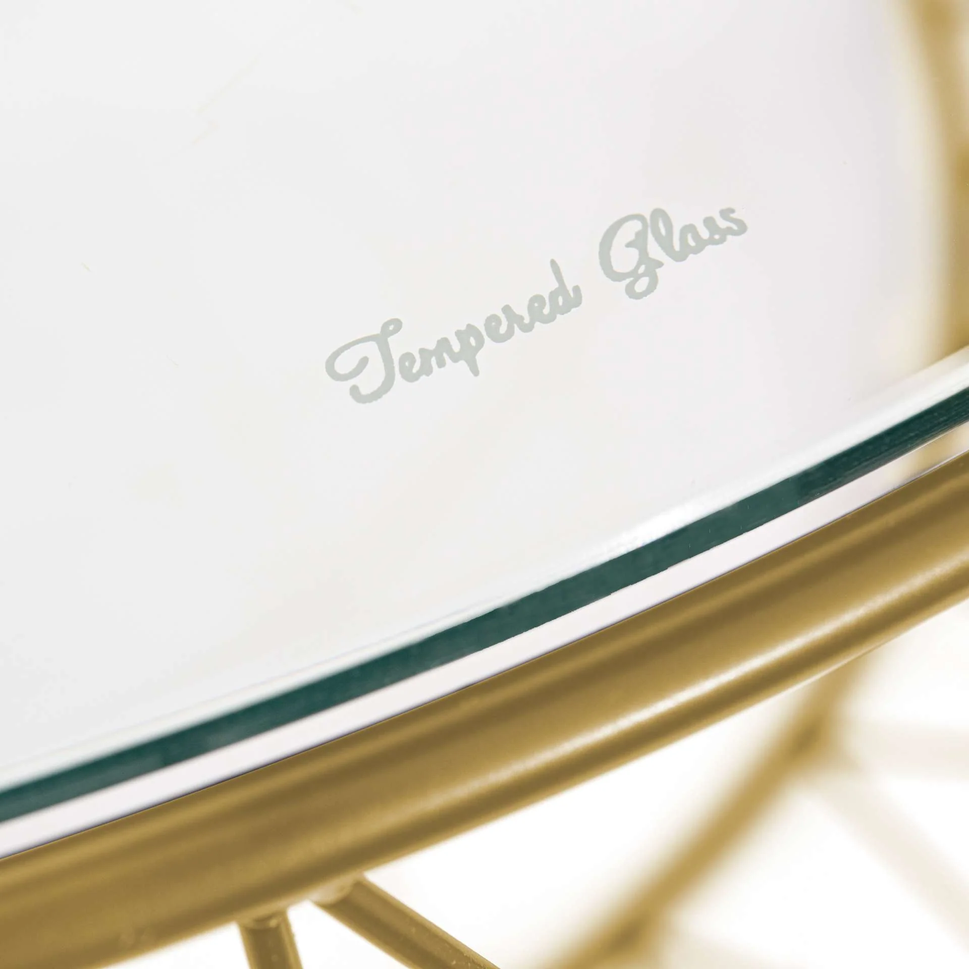 LeisureMod Jefferson Modern Leather Armchair with Gold Frame and Round Coffee Table with Glass Top and Metal Base - Image 39