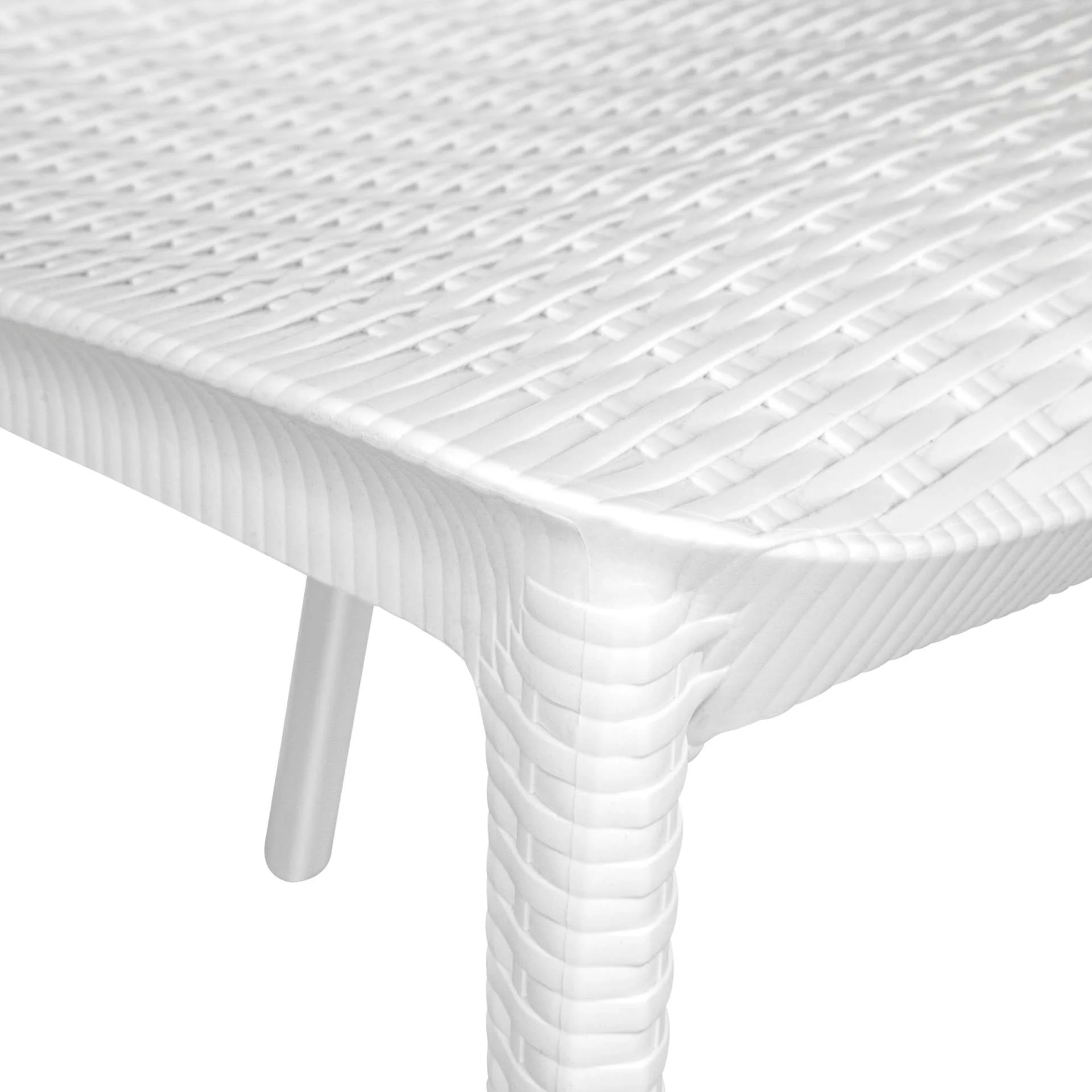 LeisureMod Kent Outdoor Patio Plastic Dining Chair, Set of 4 - KC19W4 - Image 8