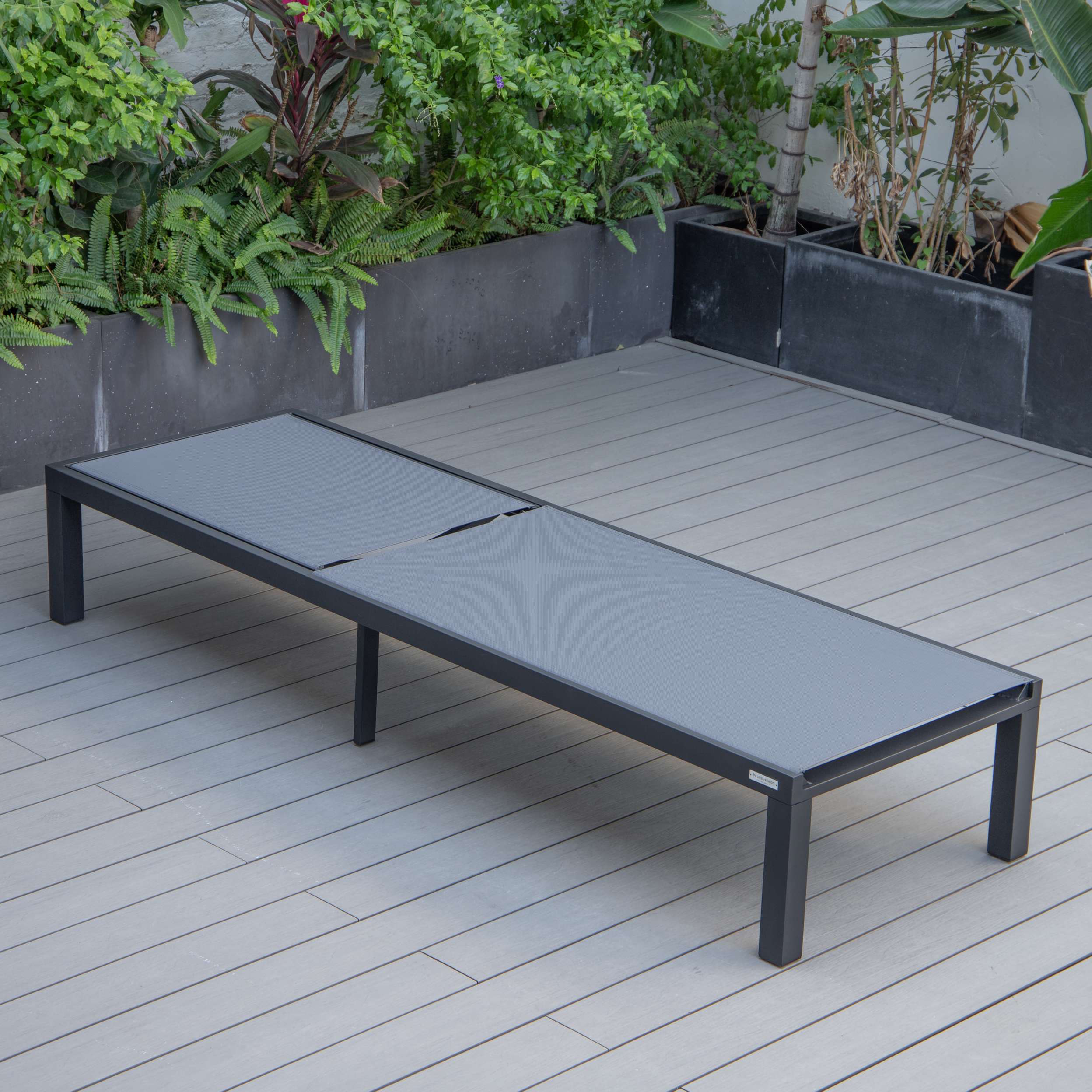 LeisureMod Marlin Modern Aluminum Outdoor Patio Chaise Lounge Chair Set of 2 - MLBLCF21-77BRG2 - Image 32